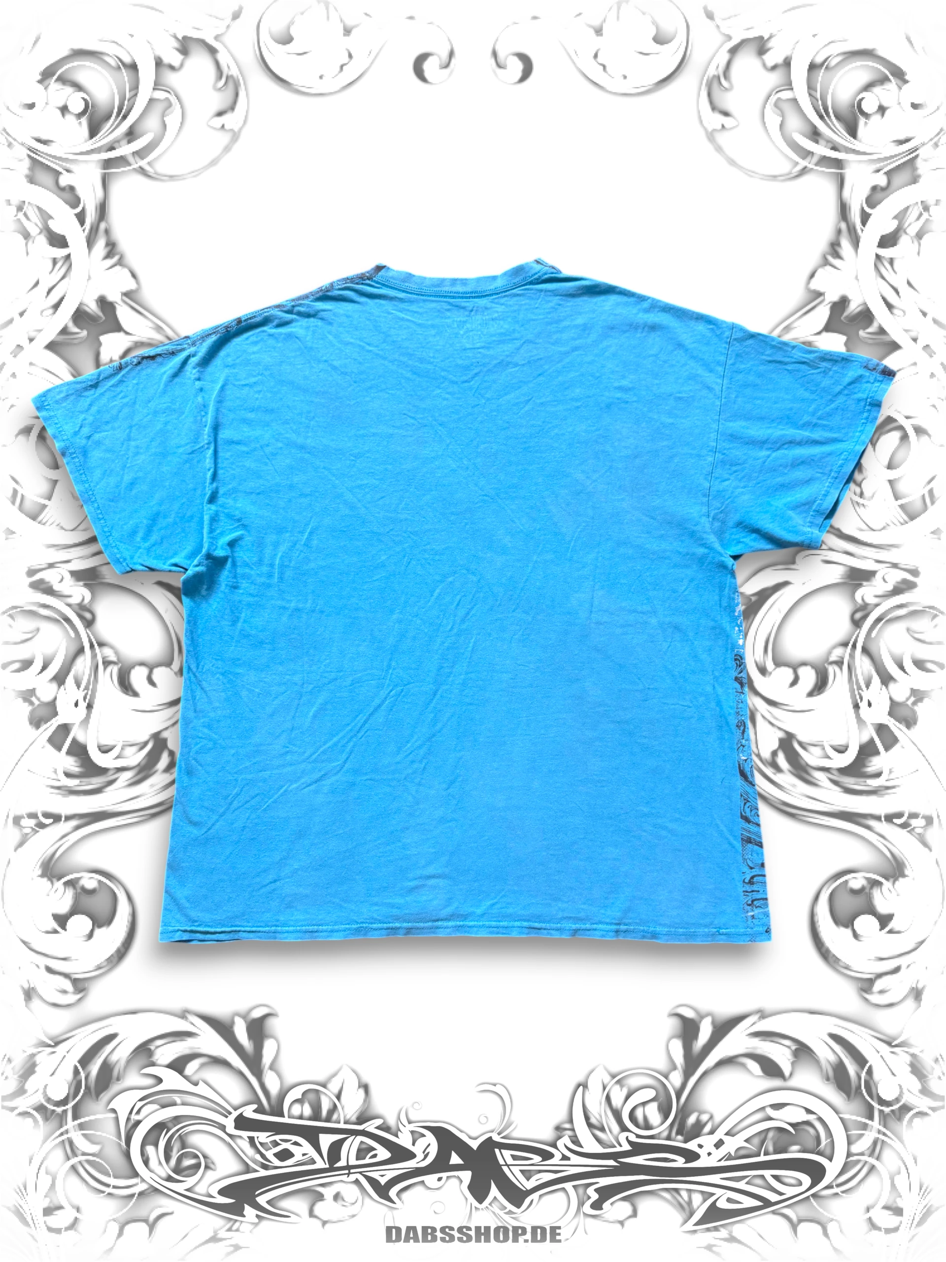 MMA Elite Blue Triple Skull 2000s T-Shirt