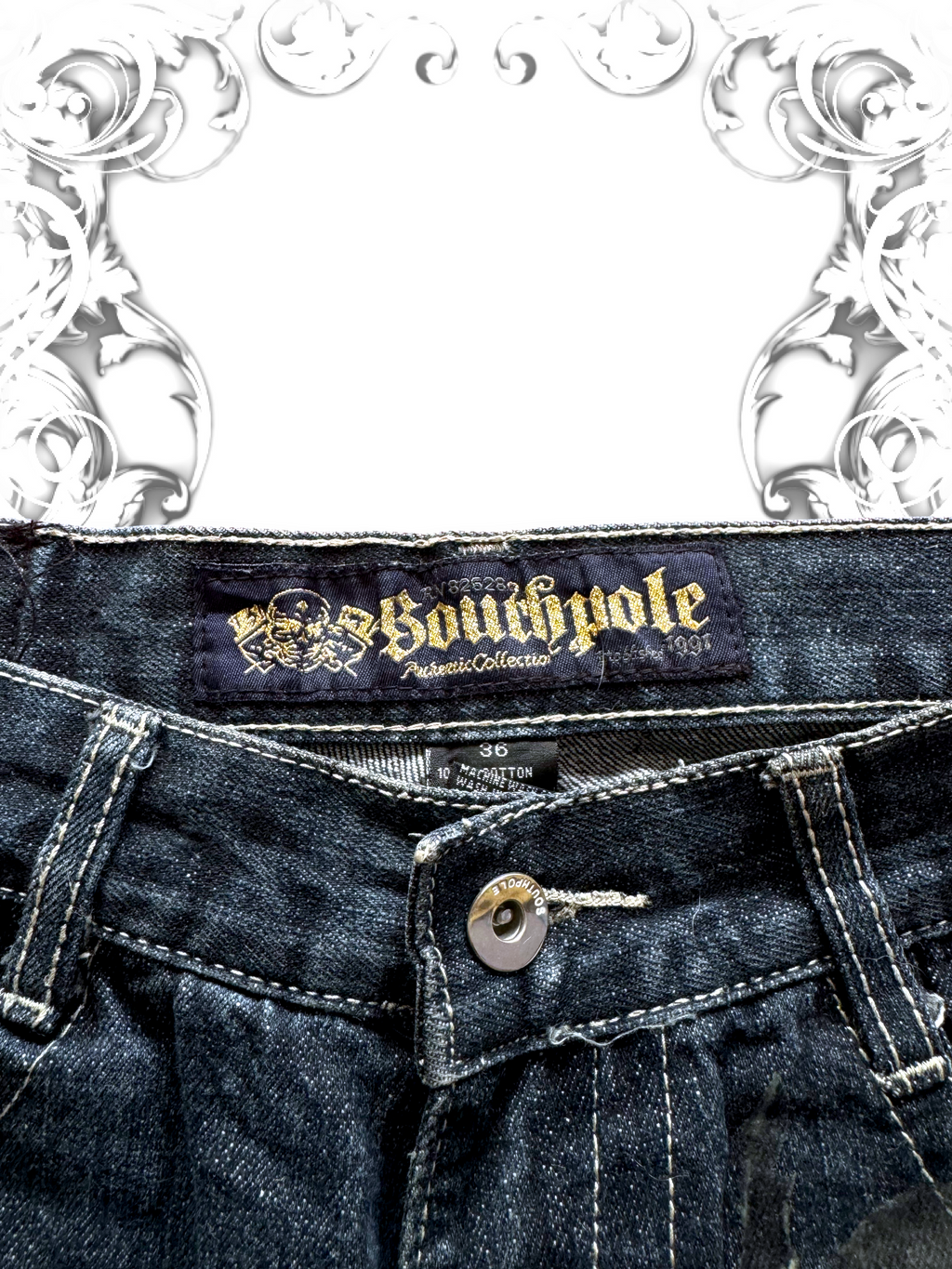 Rare Southpole Authentic Collection Crossbone Jorts