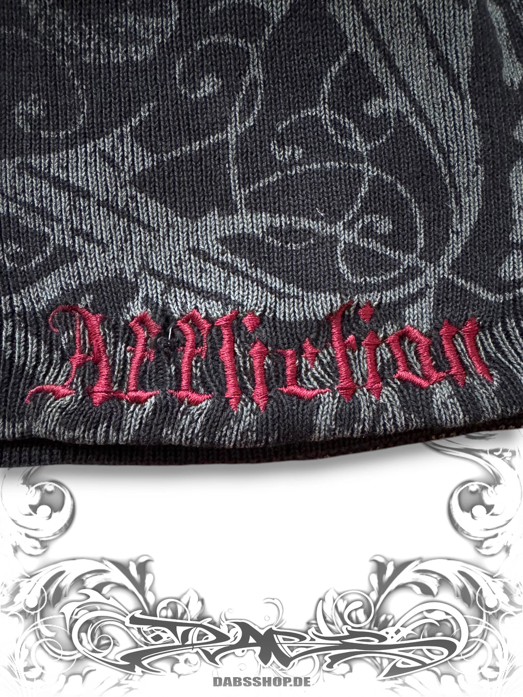 Affliction Embroidered Grunge Beanie