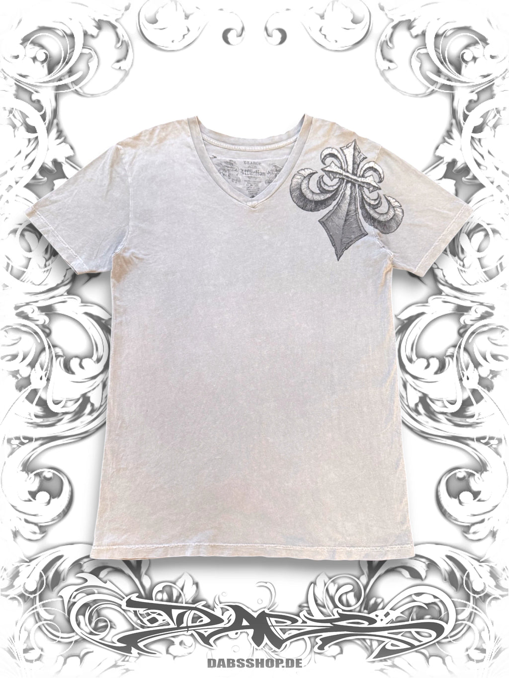 Affliction Winged Skulls Studded T-Shirt