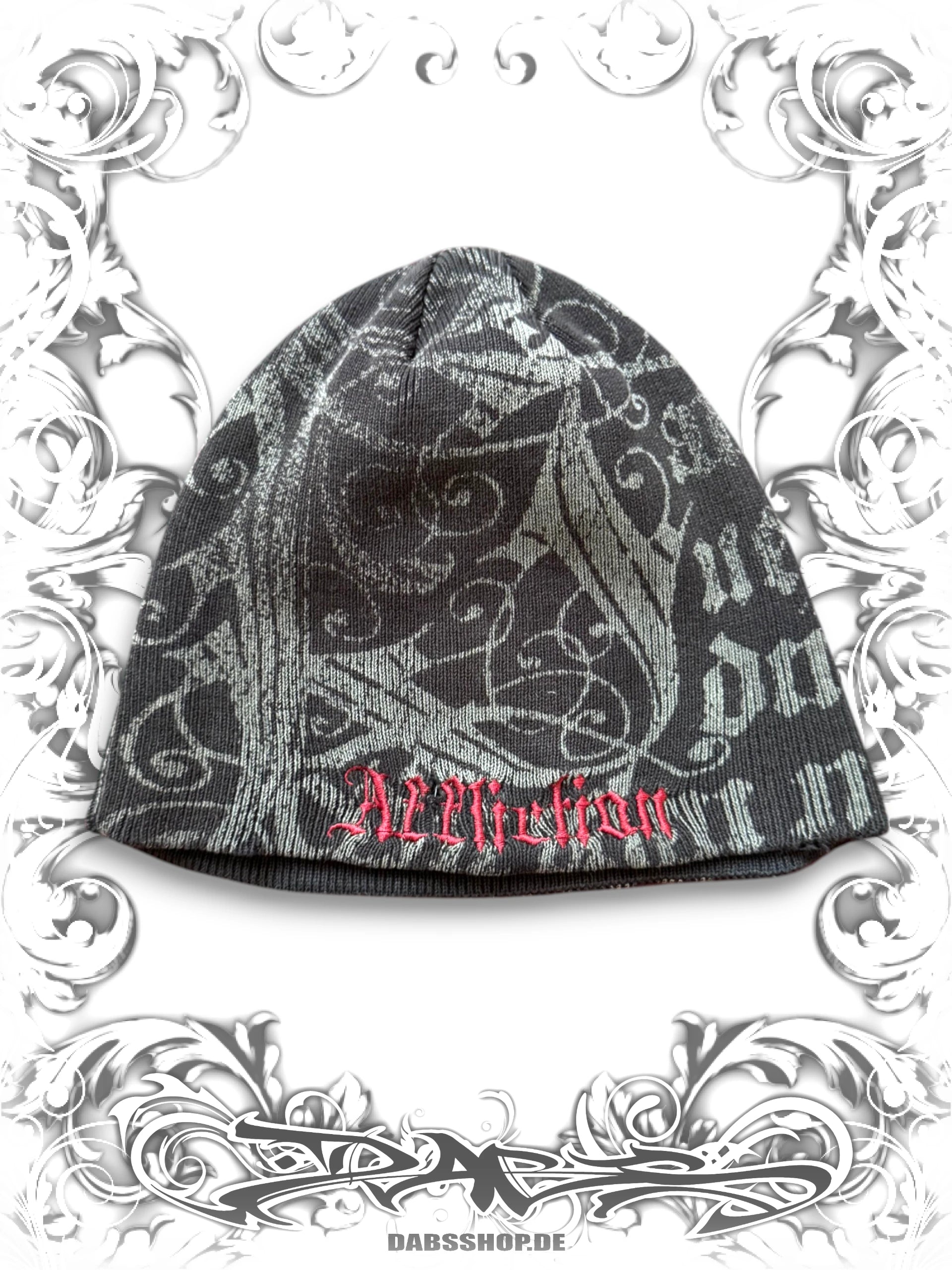 Affliction Embroidered Grunge Beanie