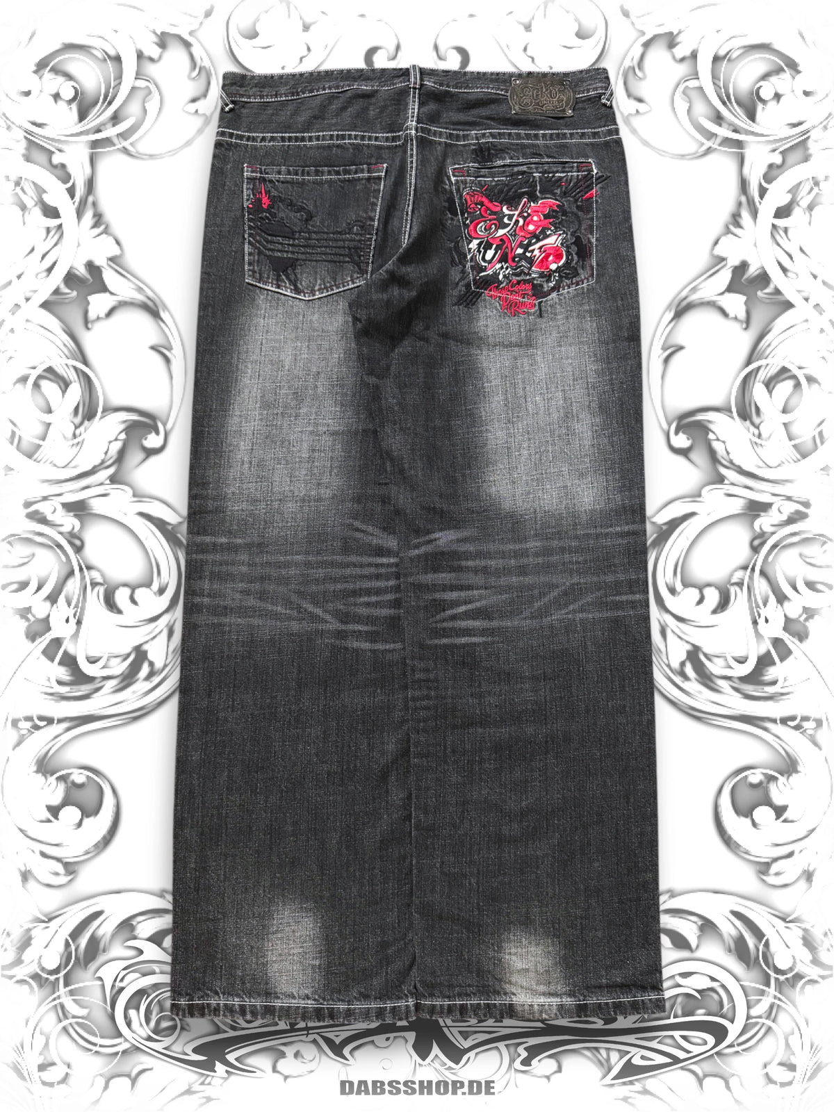Embroidered Ecko Unltd. Jeans worn by Jesse Pinkman in Breaking Bad Season 2 Episode 2 "Grilled"