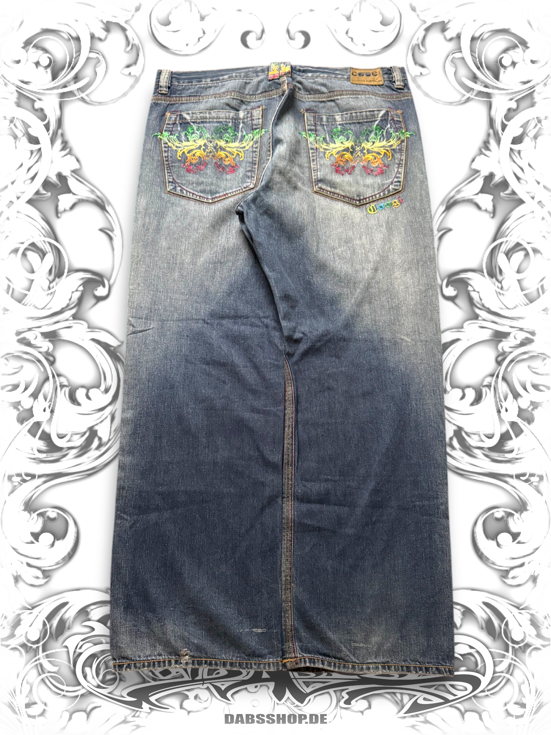 Coogi Embroidered Premium Baggy Pants