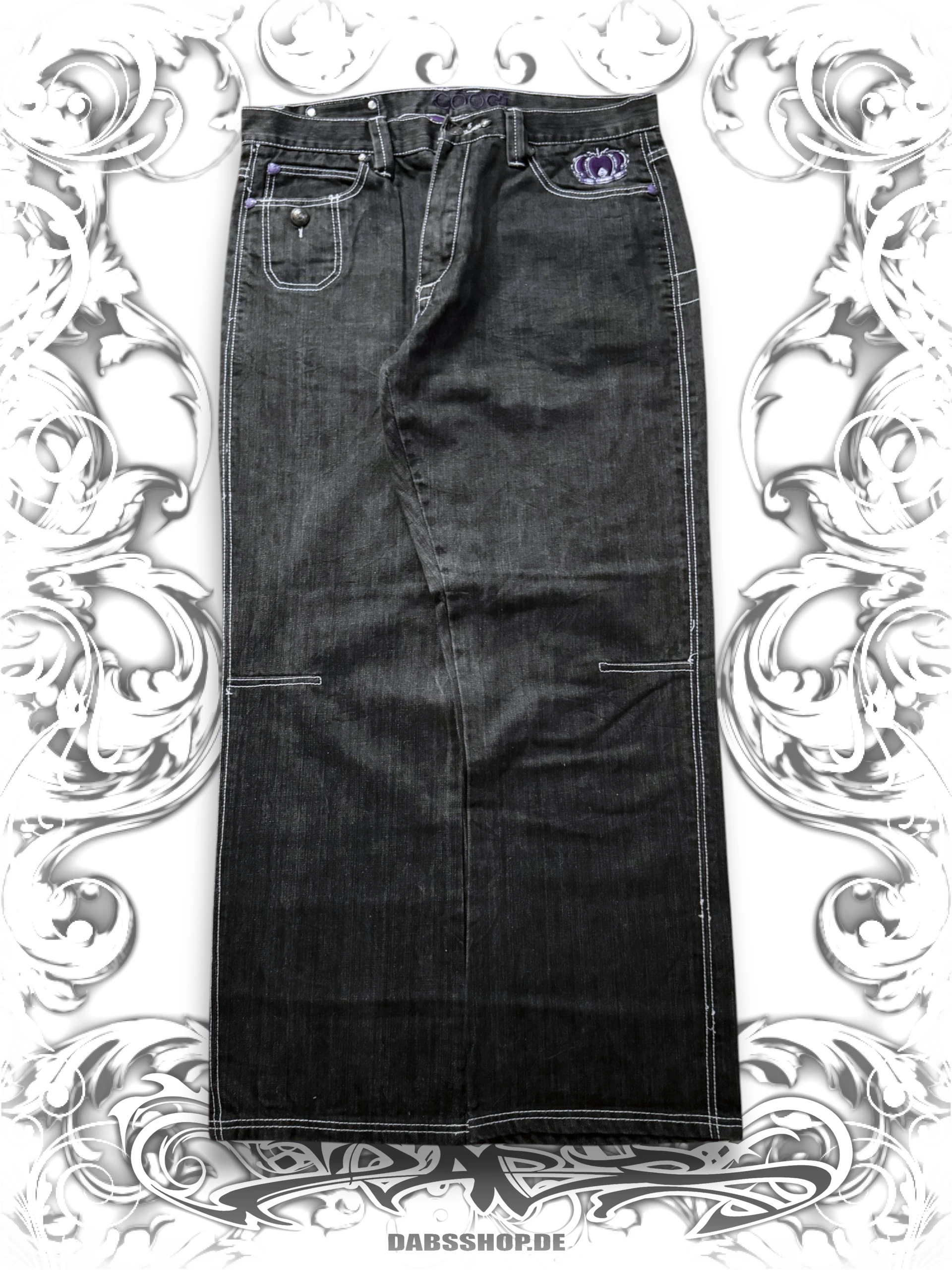 Coogi Embroidered Crown Vintage Baggy Pants