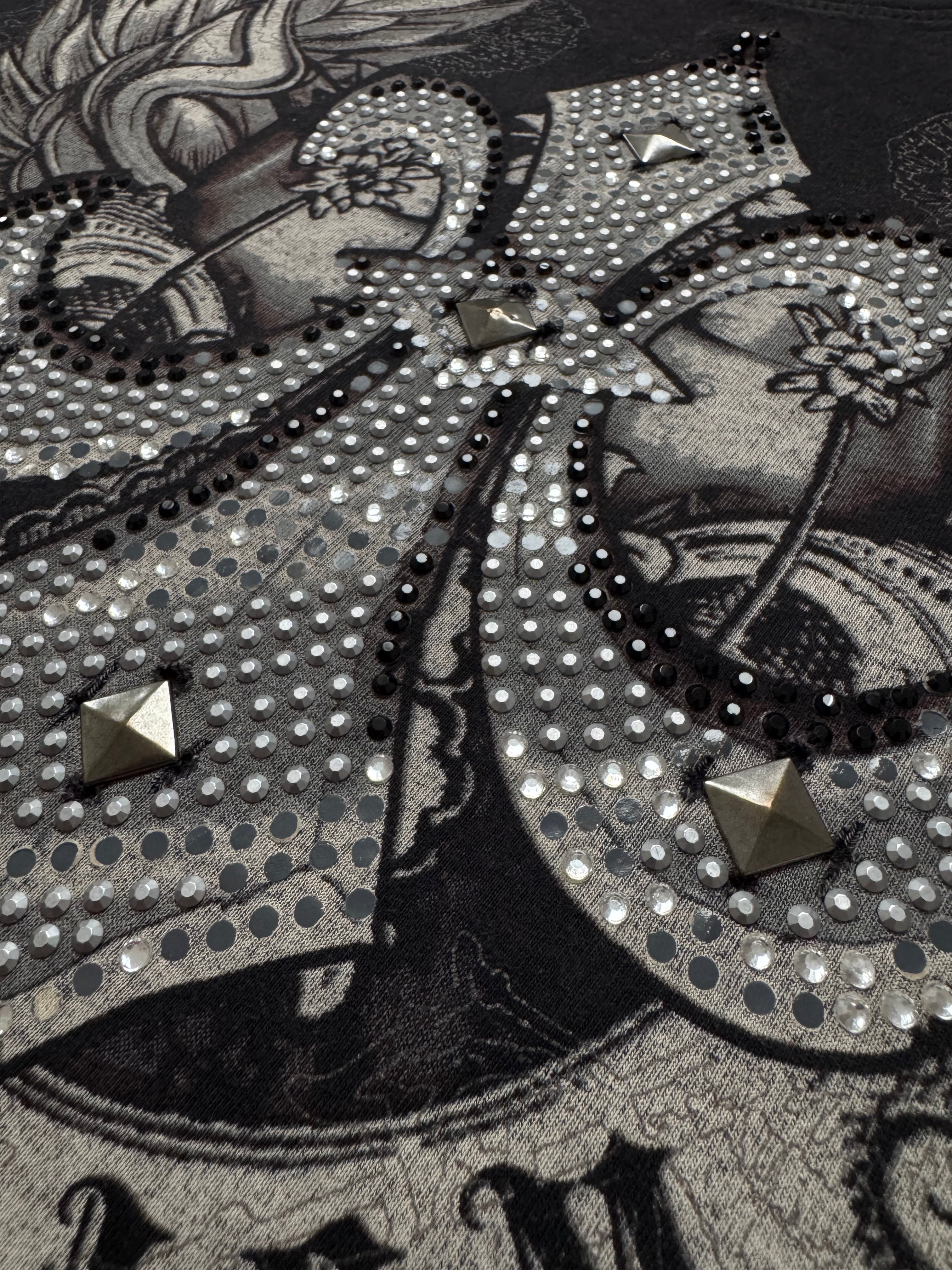 Crank Couture Studded Rhinestone T-Shirt