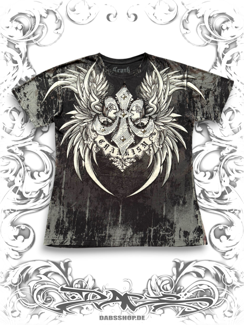 Crank Couture Studded Rhinestone T-Shirt