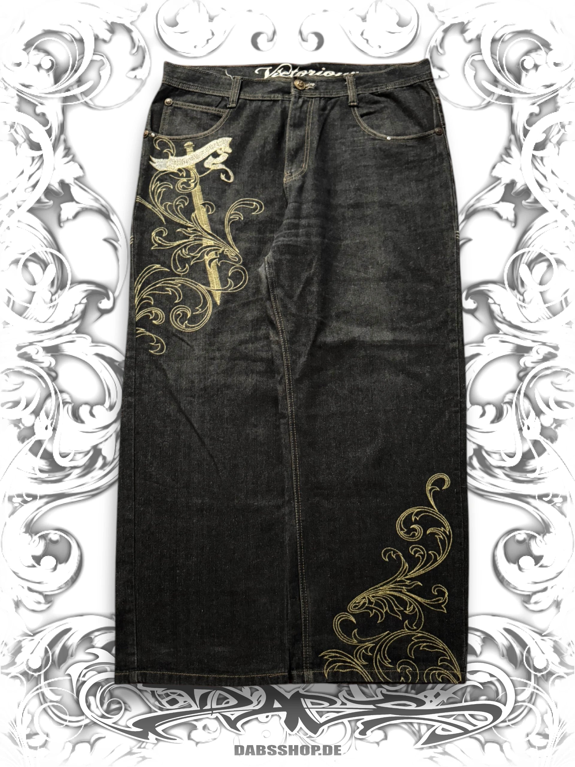 Crown Holder Victorious Golden Wings Baggy Pants