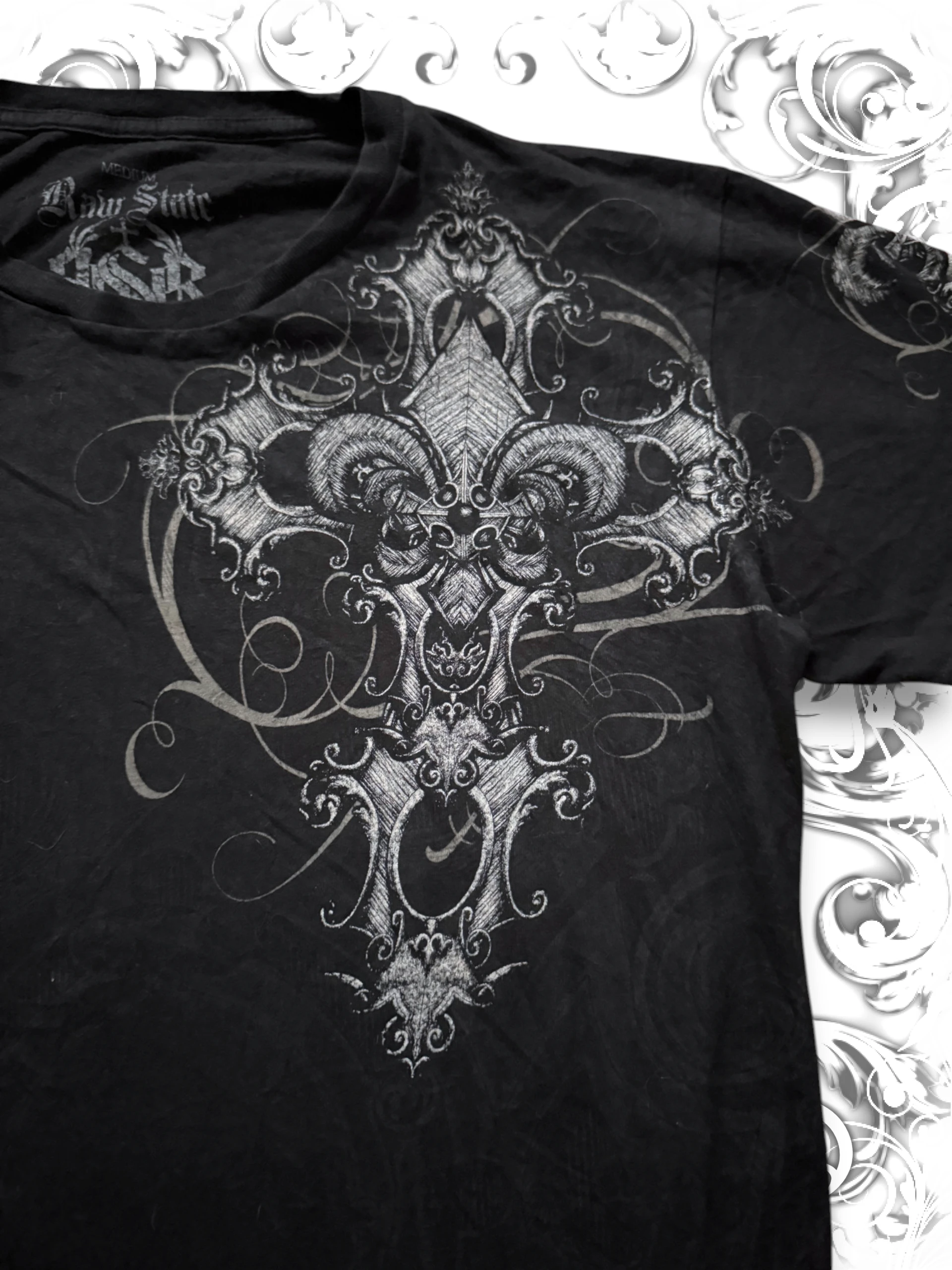 Raw State Black Redemption 2000s T-Shirt