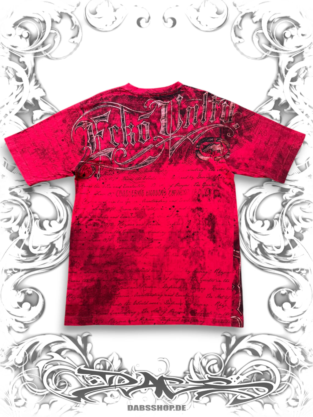 Ecko Unltd. Grunge Skull Pile AOP Shirt