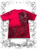 Ecko Unltd. Grunge Skull Pile AOP Shirt