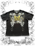 Ecko Unltd Embellished Skull Print with Golden Logo 2000s Shirt