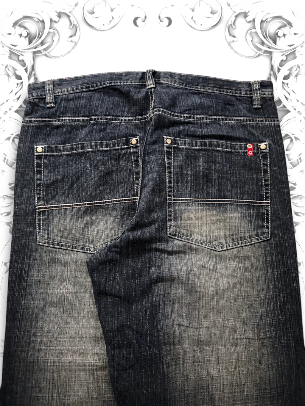 Southpole Red Tab Baggy Pants Blue Wash