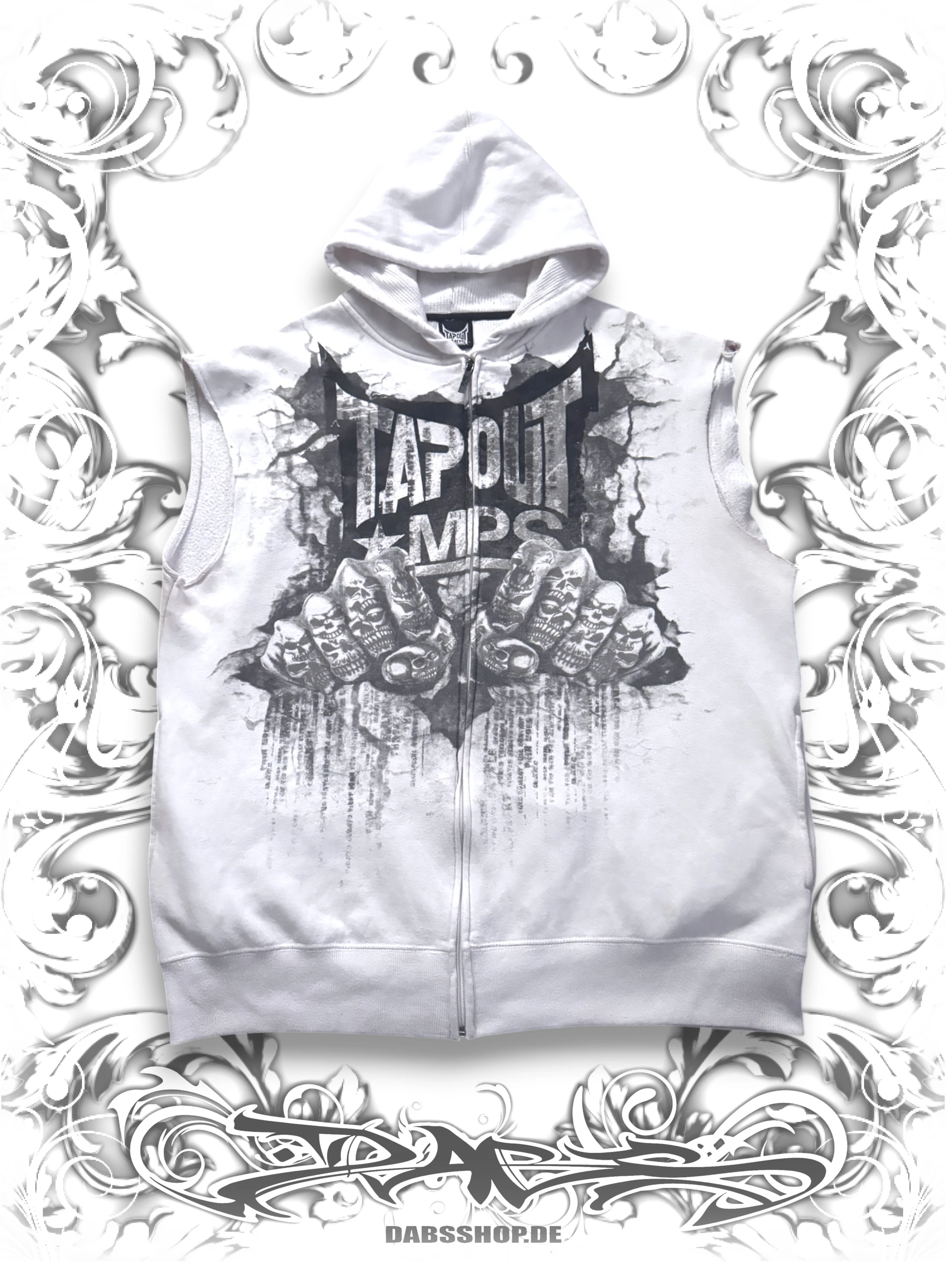 Tapout MPS Knuckles Sleeveless Zip Hoodie