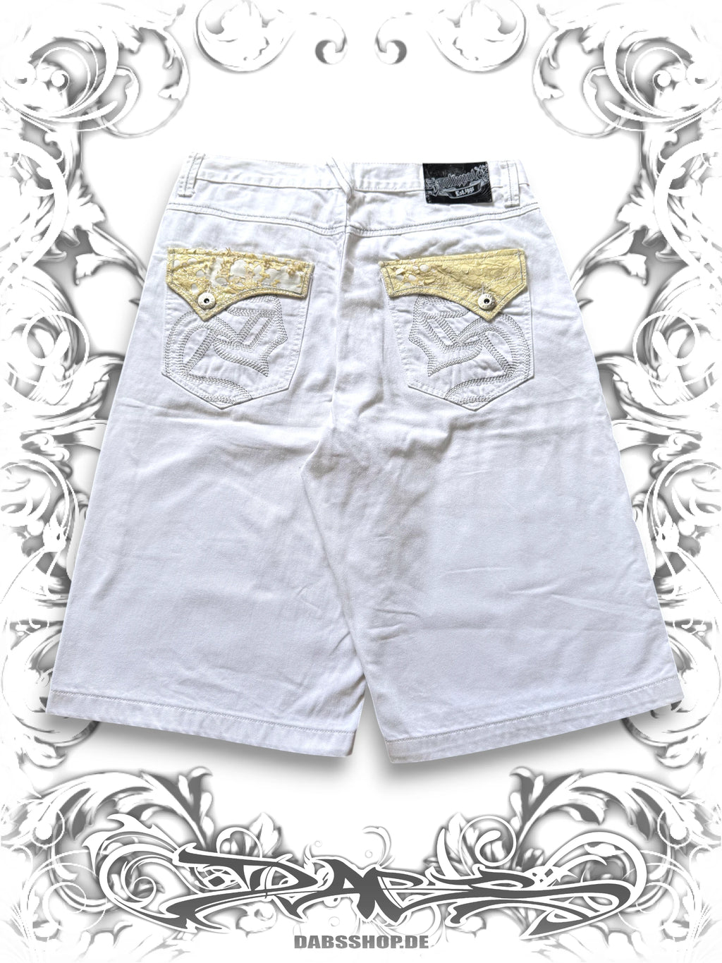 Southpole Silver Tab Reptile Texture Baggy Jorts