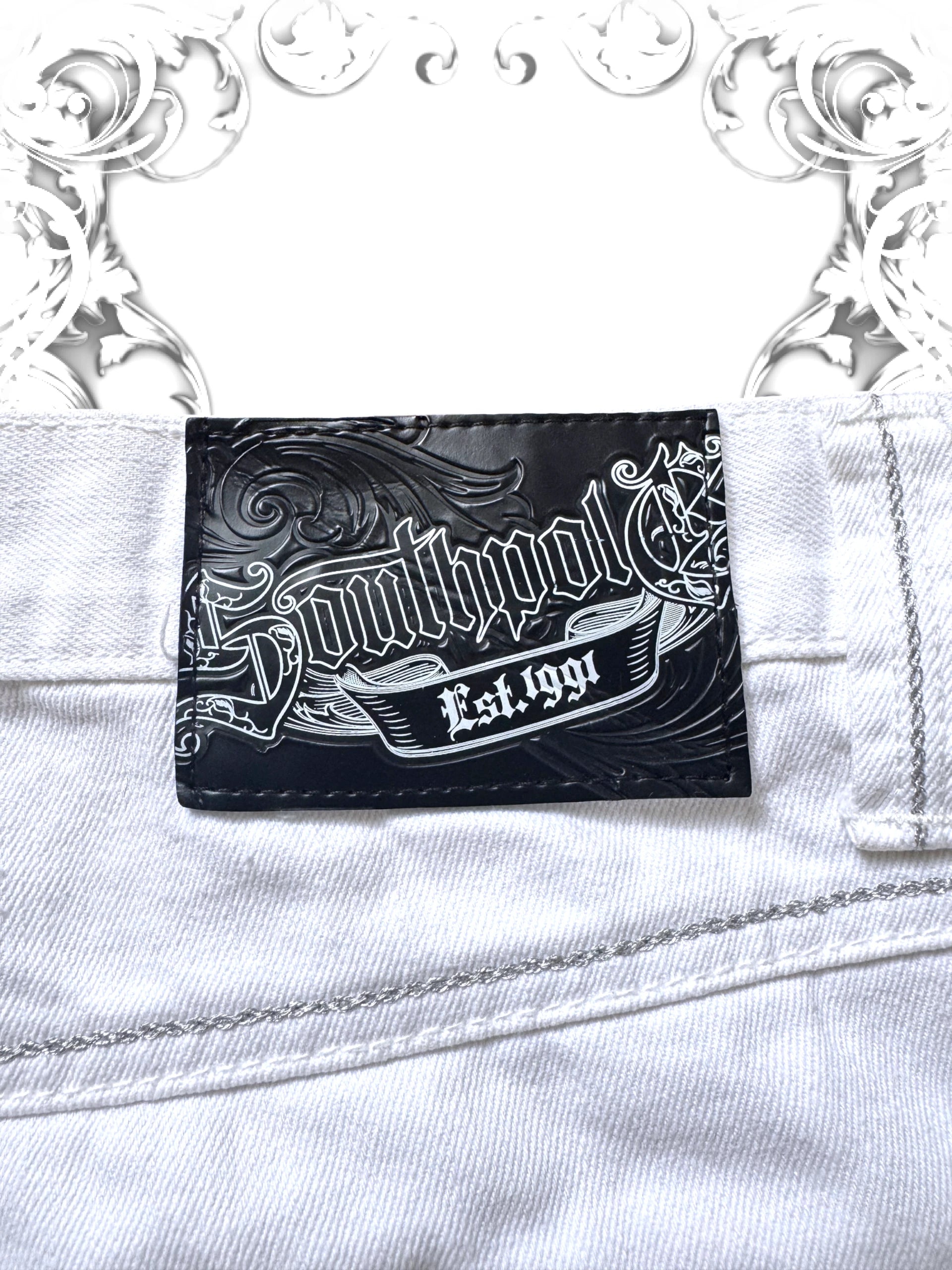 Southpole Silver Tab Reptile Texture Baggy Jorts