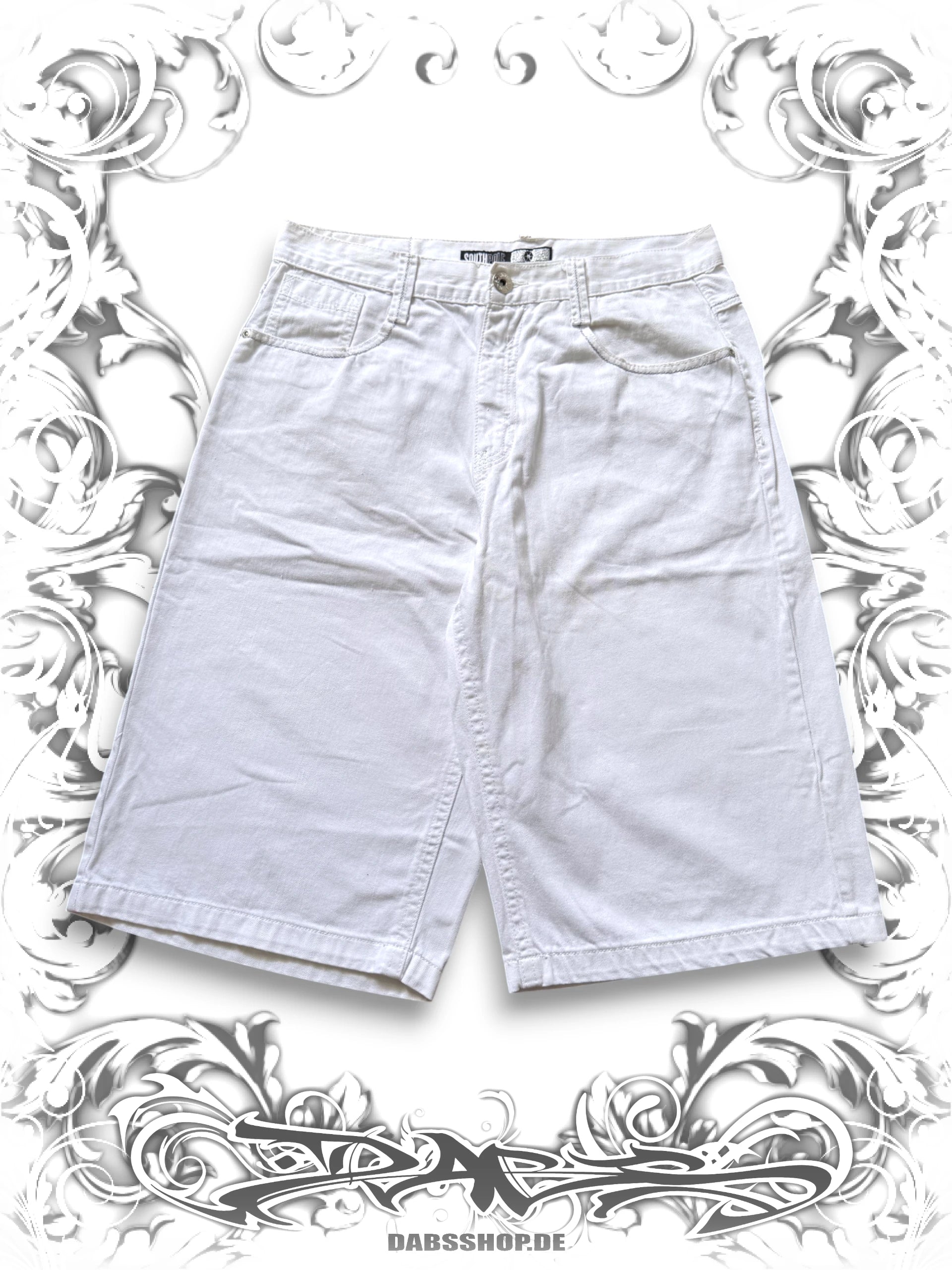 Southpole Silver Tab Reptile Texture Baggy Jorts