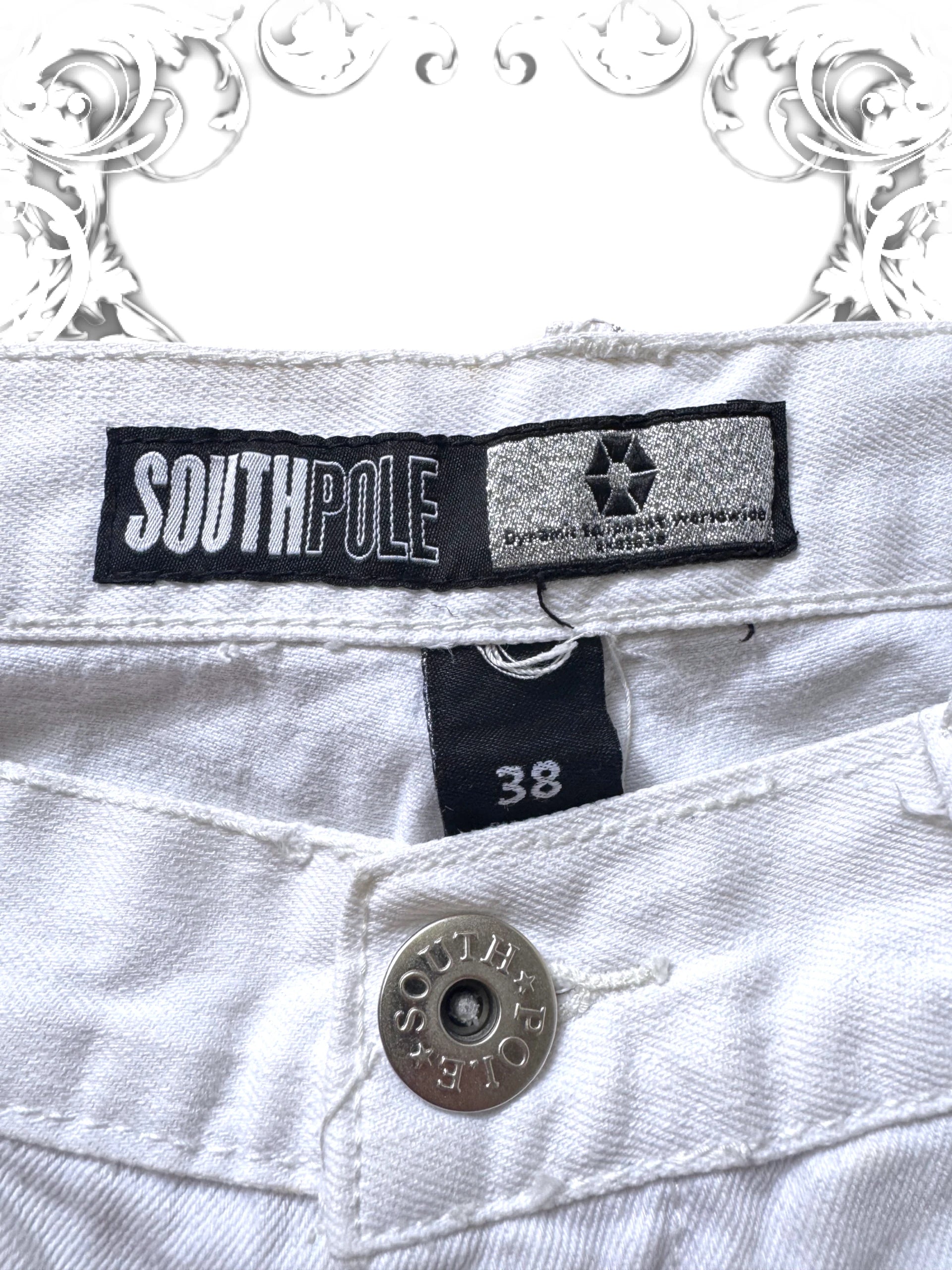 Southpole Silver Tab Reptile Texture Baggy Jorts