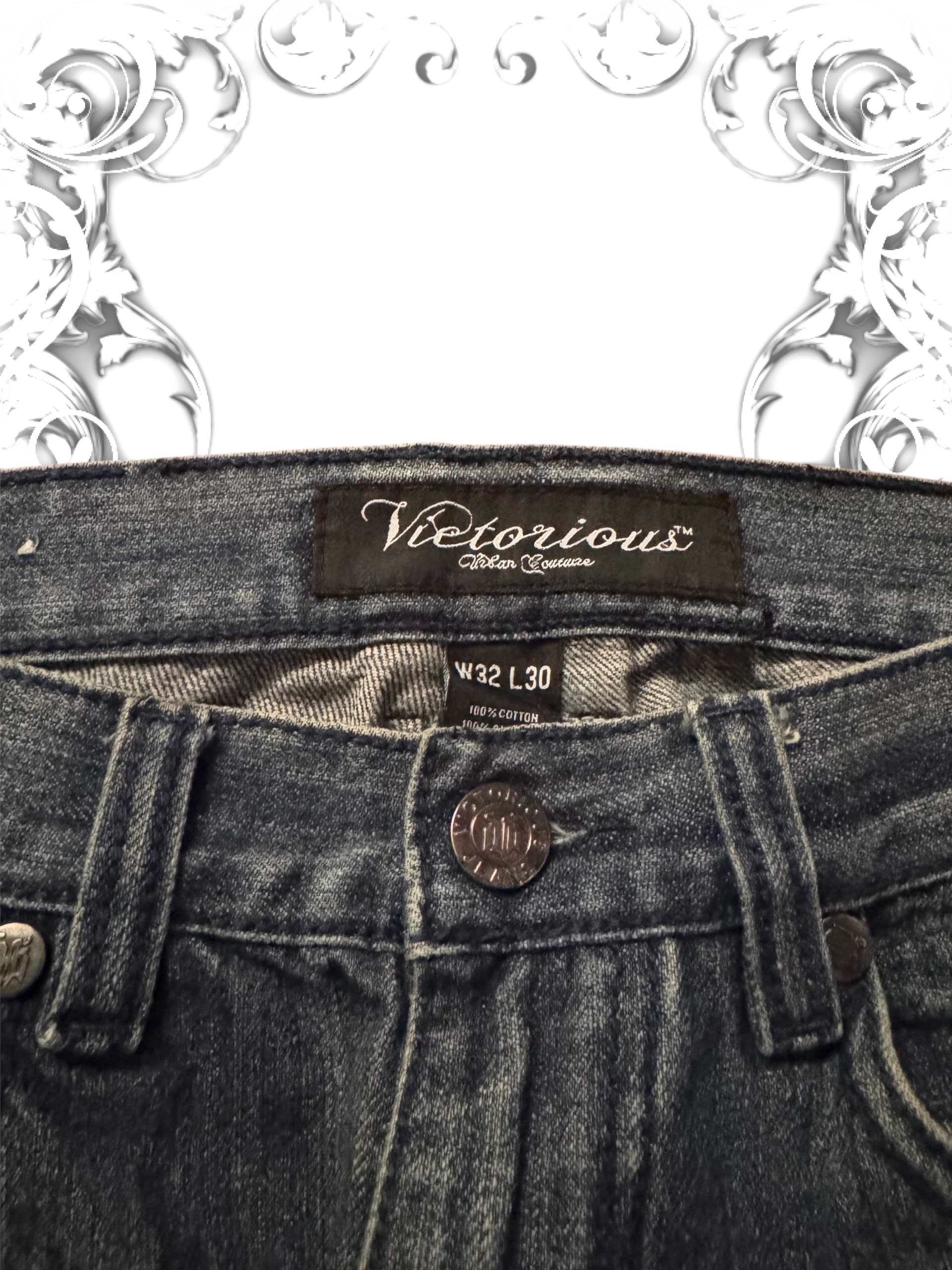 Victorious Urban Couture Embroidered 2000s Pants