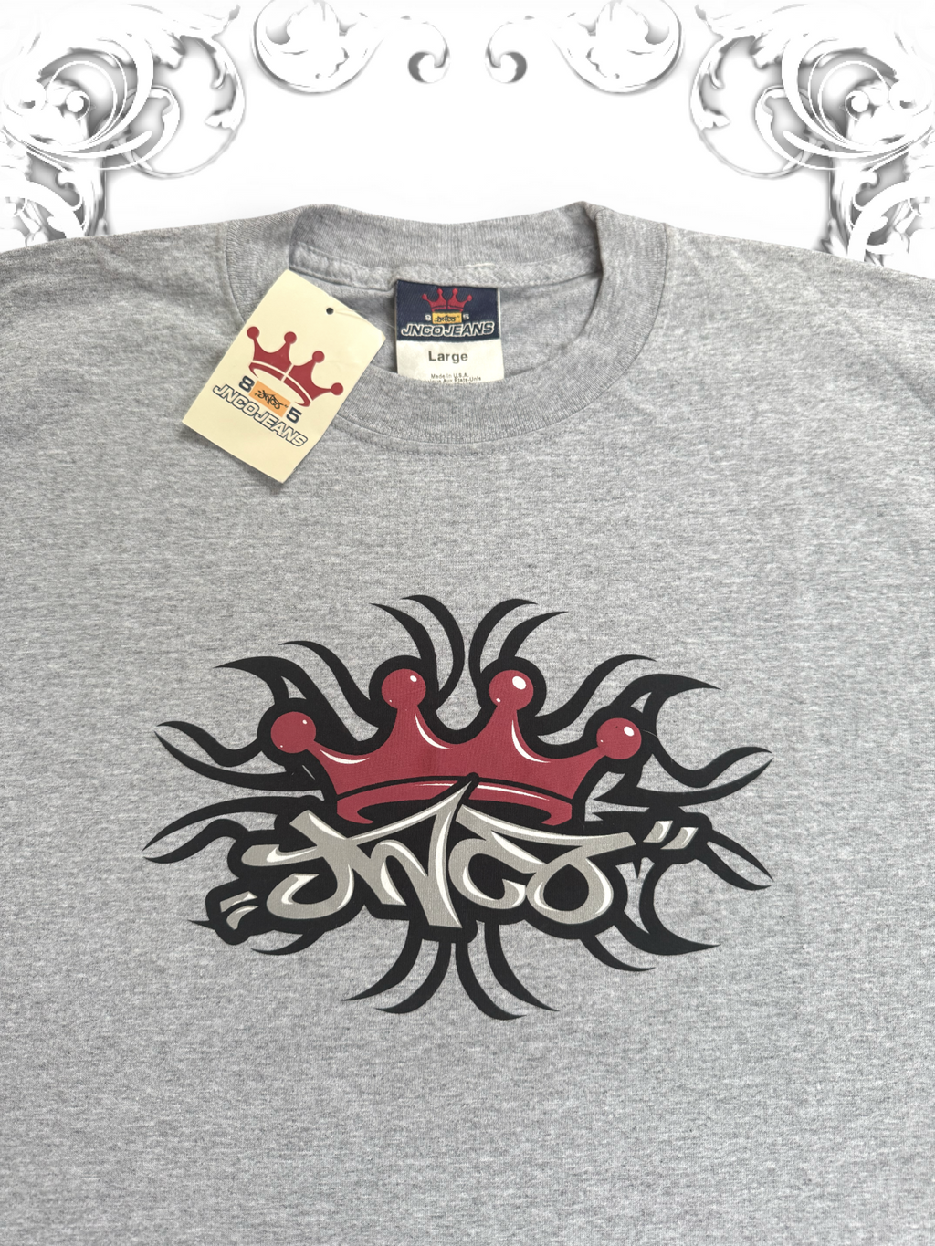 Rare JNCO Deadstock Tribal Crown Shirt