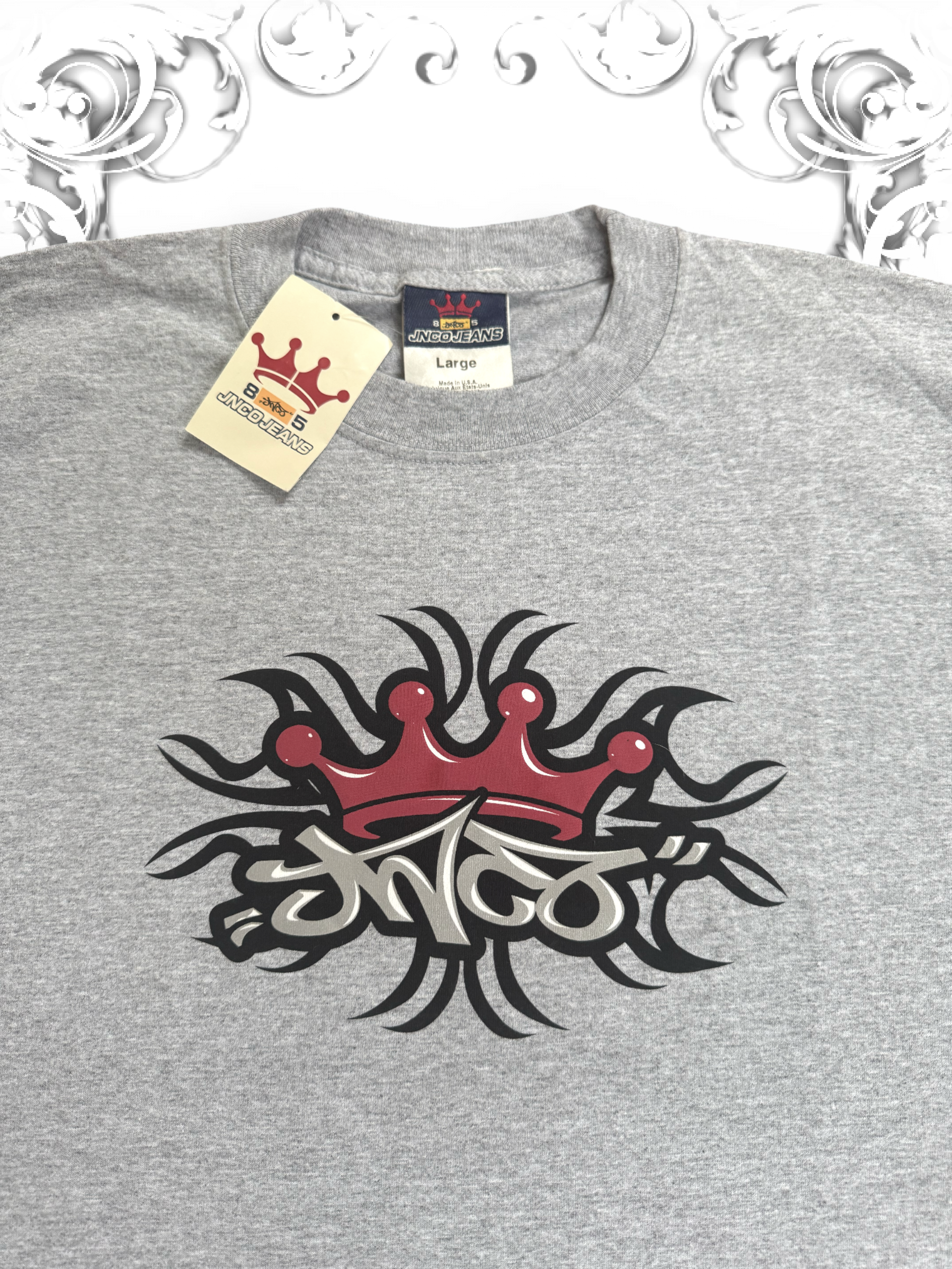 Rare JNCO Deadstock Tribal Crown Shirt