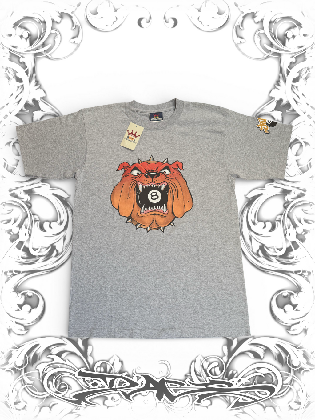 Rare JNCO Deadstock Bulldog 8-Ball Shirt