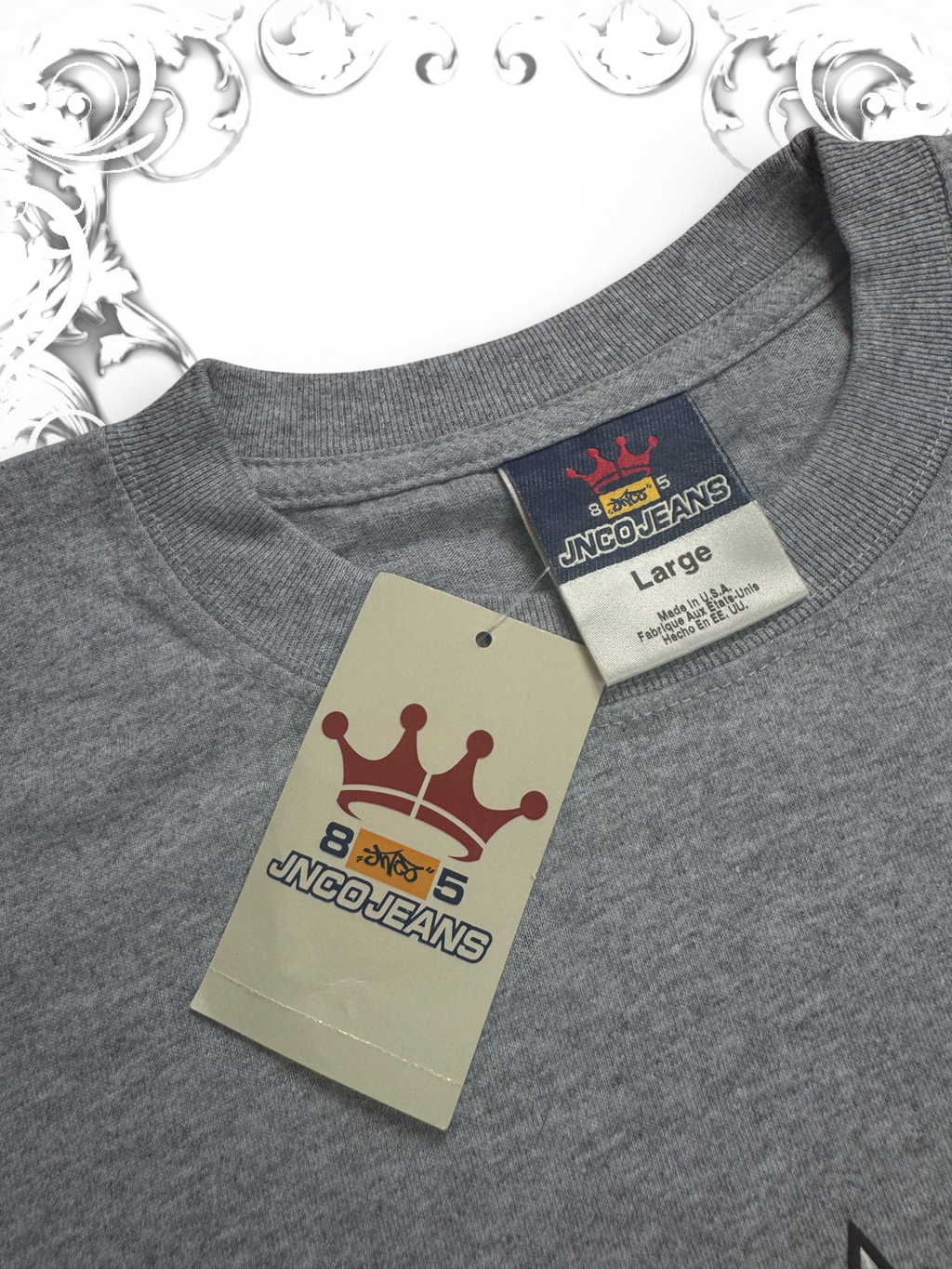 Rare JNCO Deadstock Bulldog 8-Ball Shirt