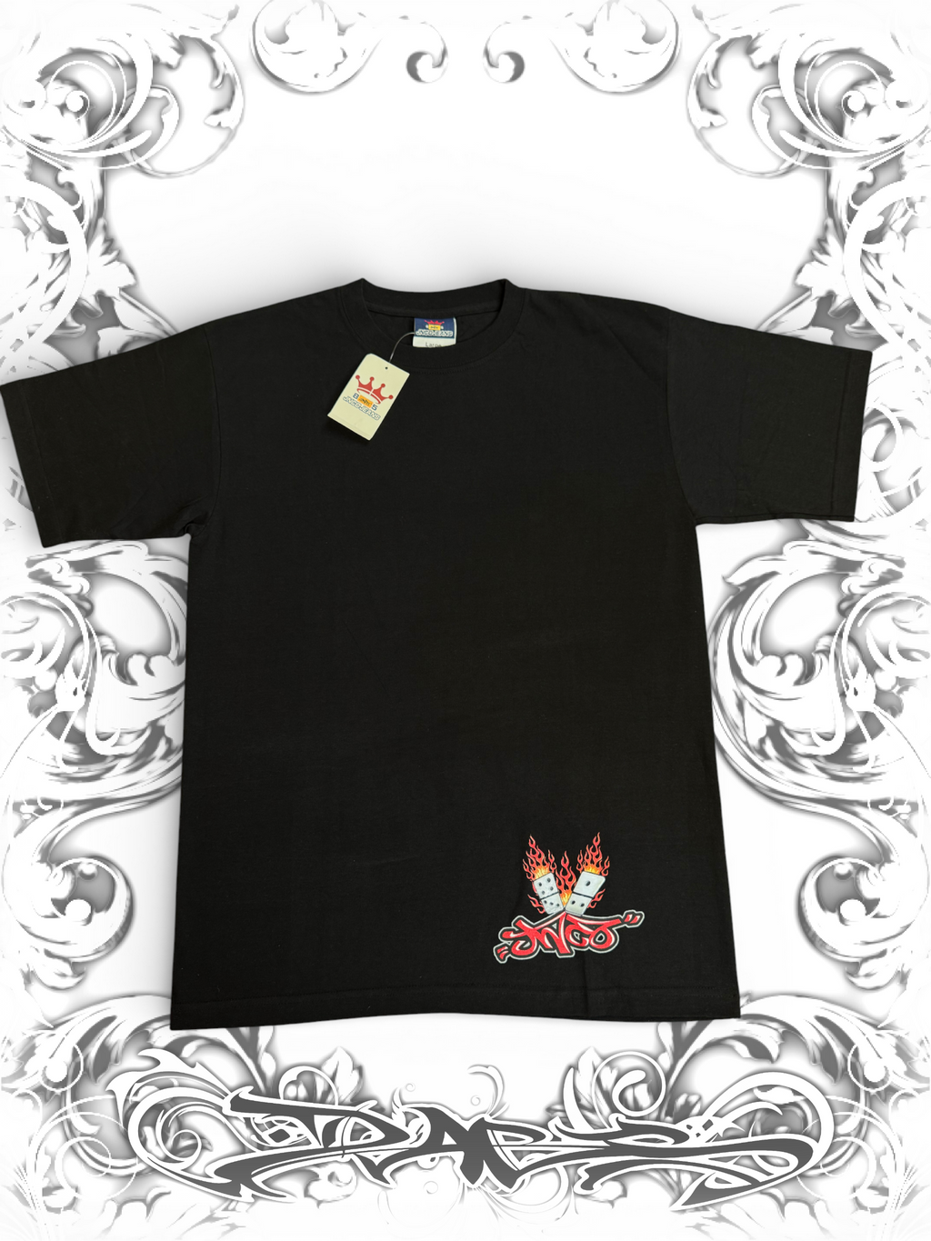 Rare JNCO Deadstock Skull and Dice Shirt