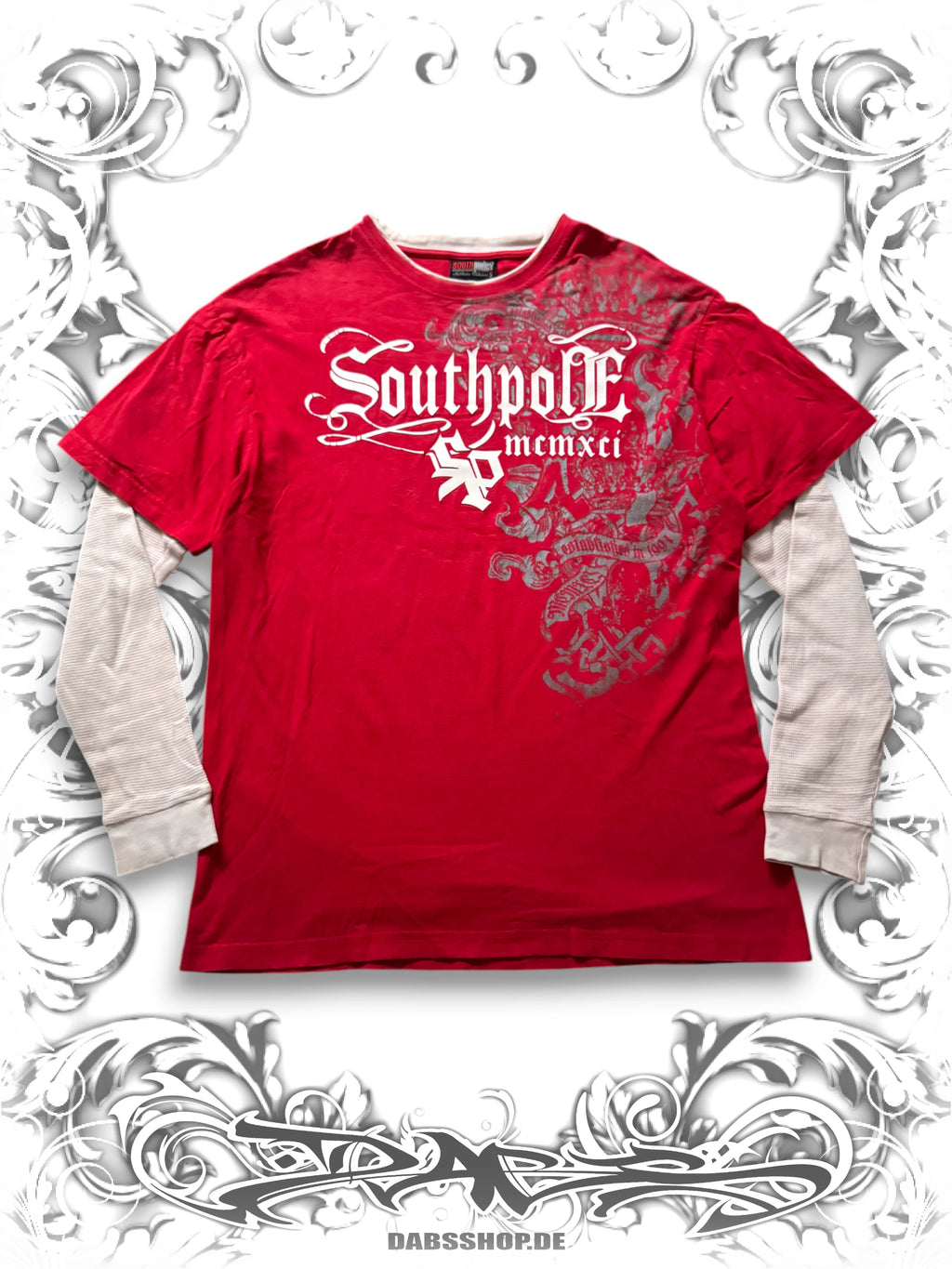 Southpole Vintage Authentic Collection Layered Longsleeve