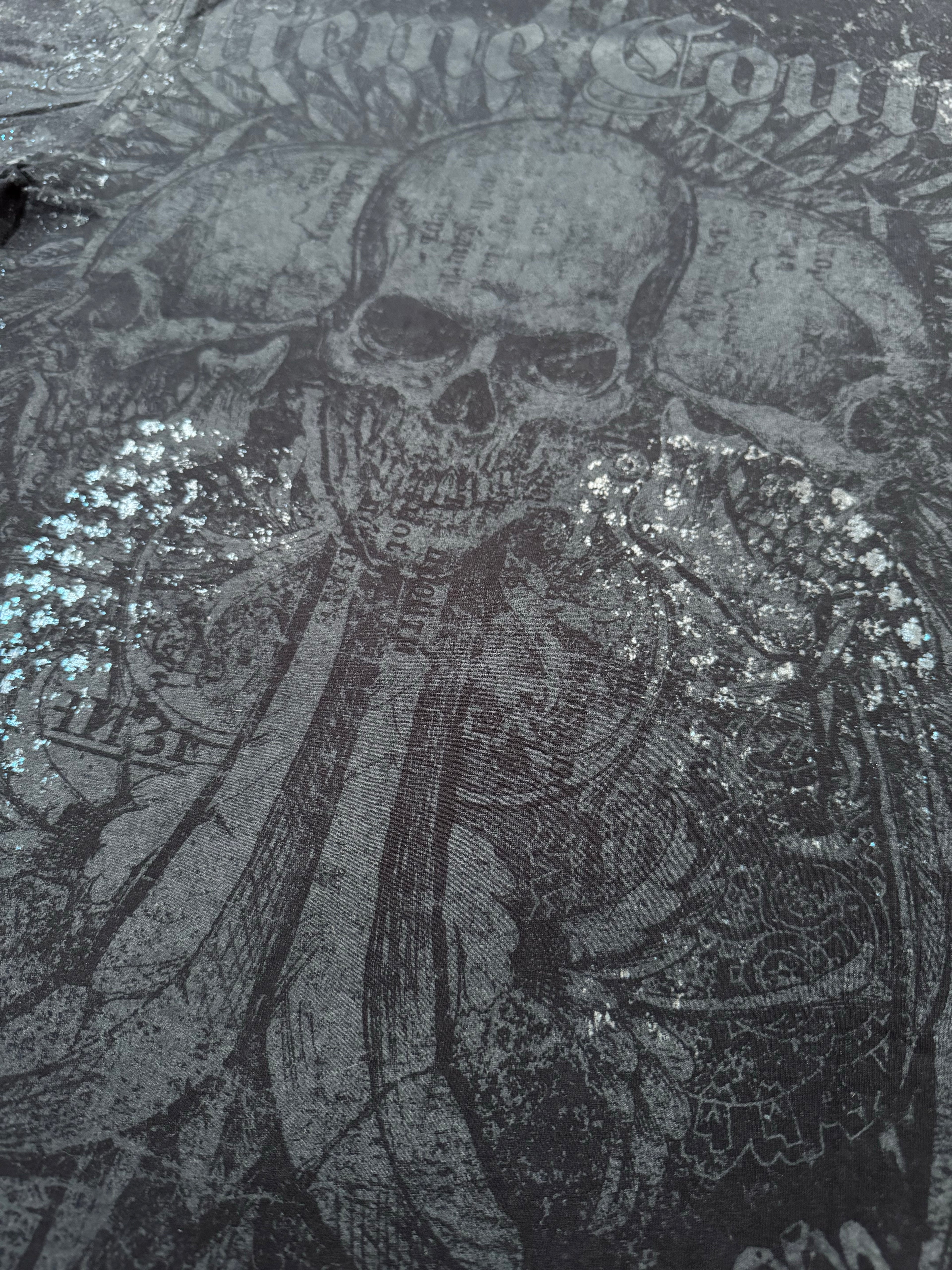 Xtreme Couture Triple Skull Grunge Shirt