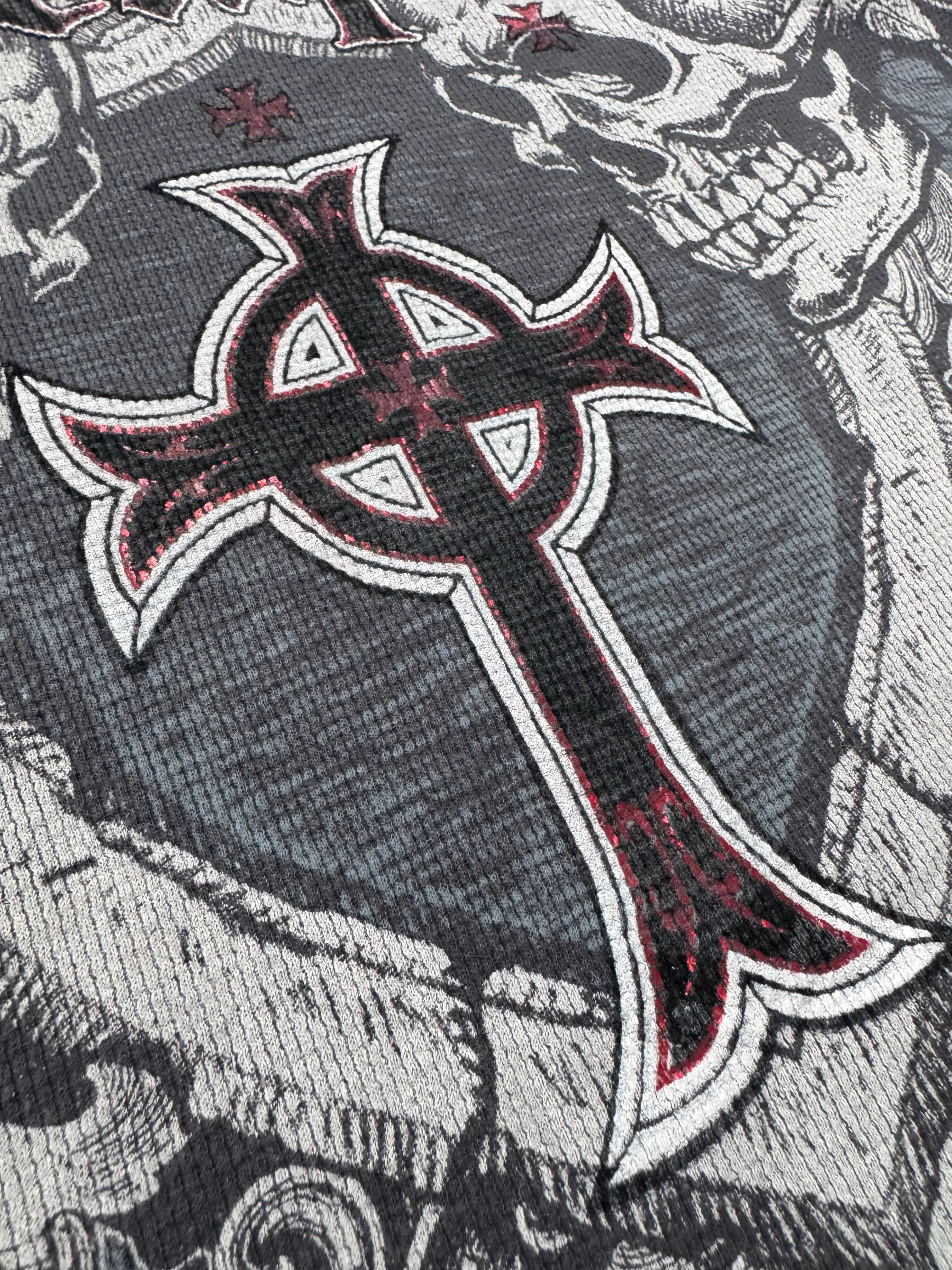 Rare Raw State Winged Skull Longsleeve