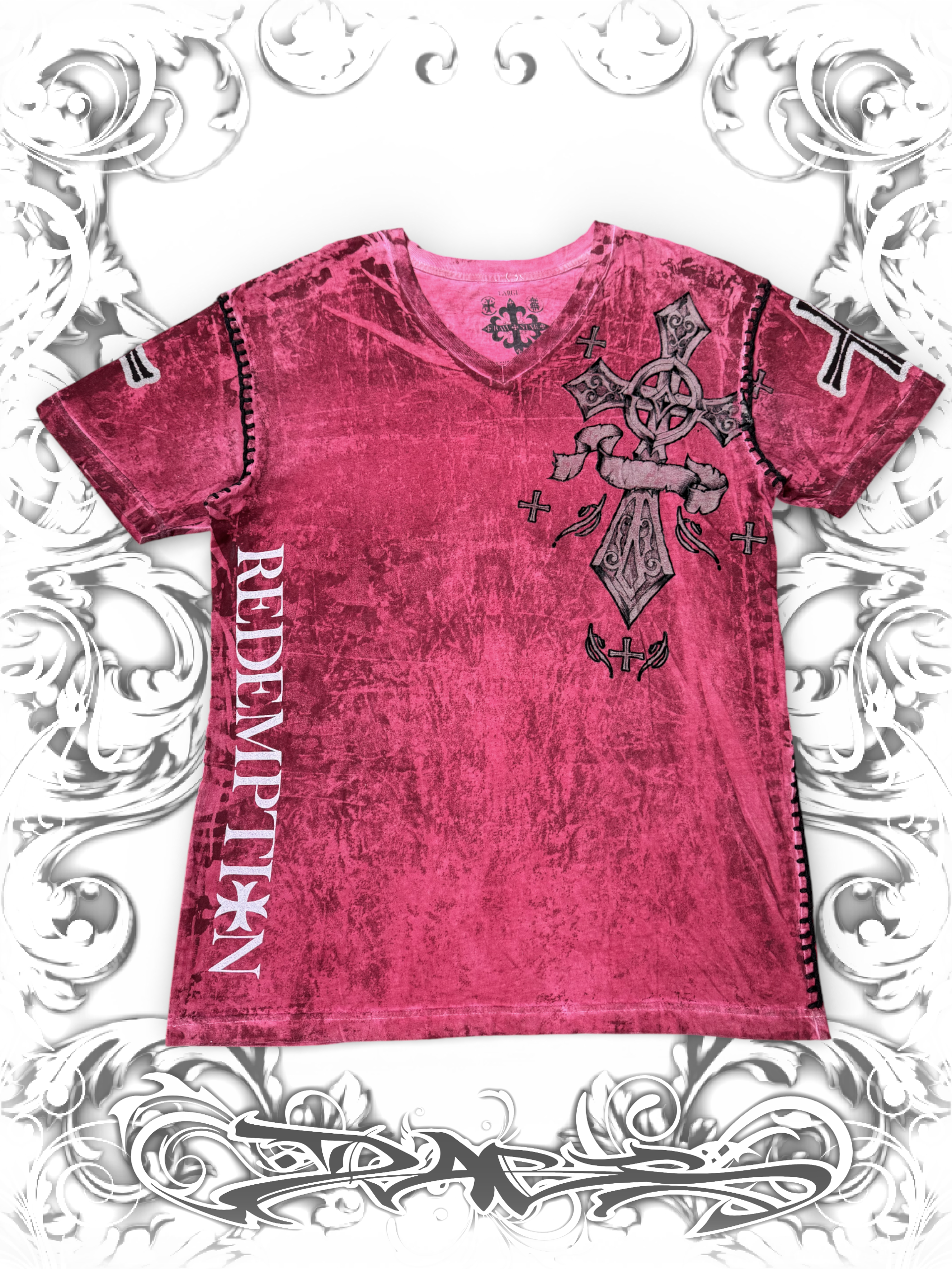 Raw State Royalty Cross Redemption Shirt