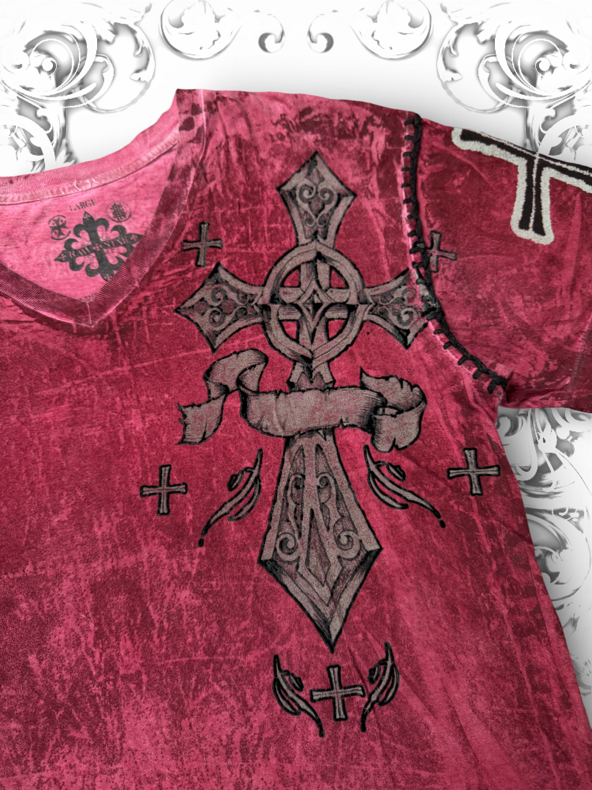 Raw State Royalty Cross Redemption Shirt