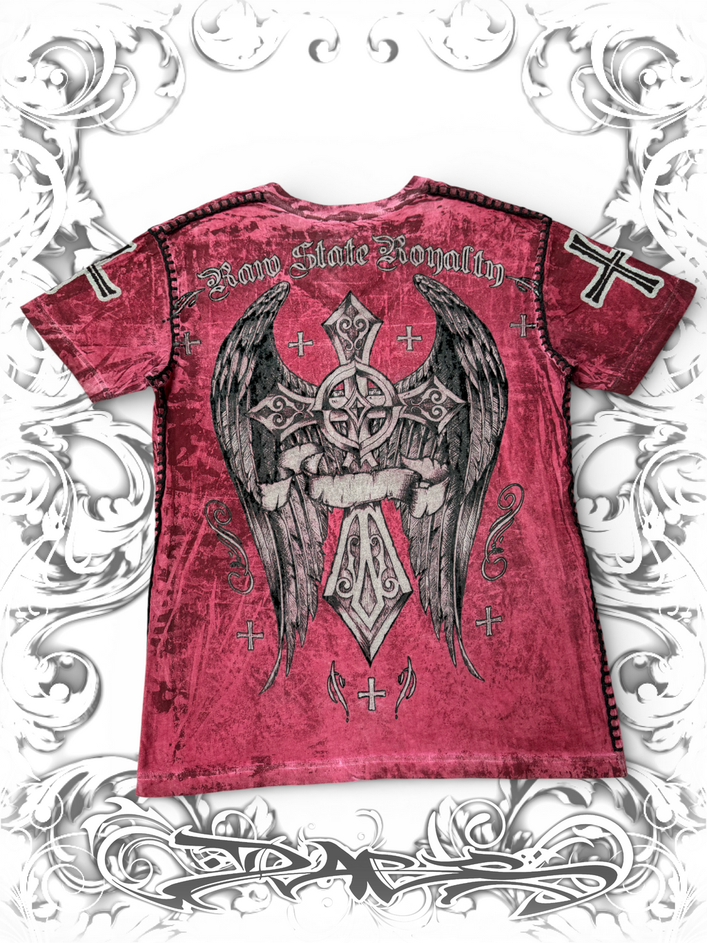 Raw State Royalty Cross Redemption Shirt