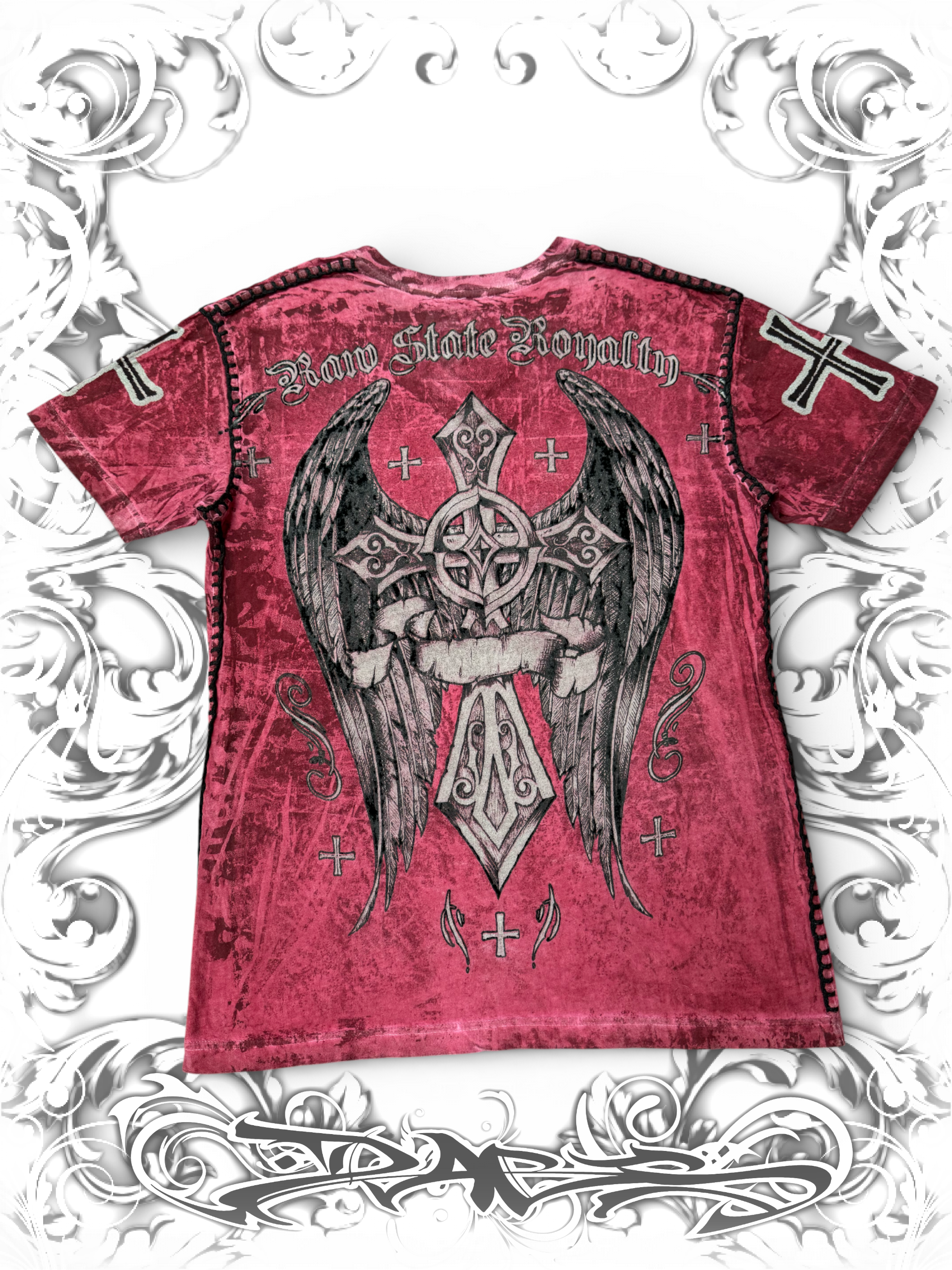 Raw State Royalty Cross Redemption Shirt