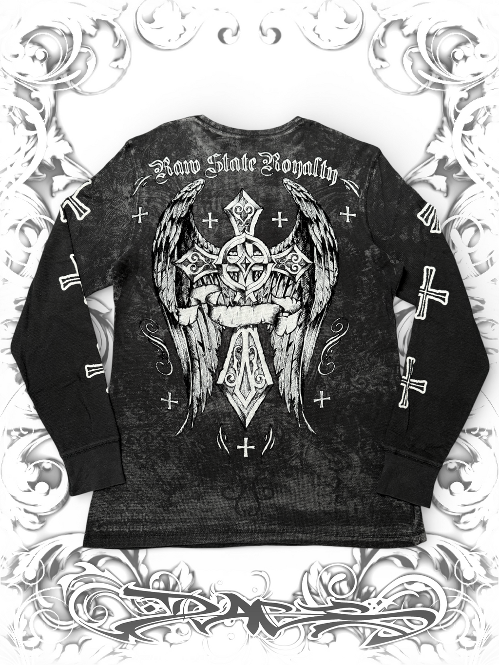 Raw State Royalty Grunge Longsleeve