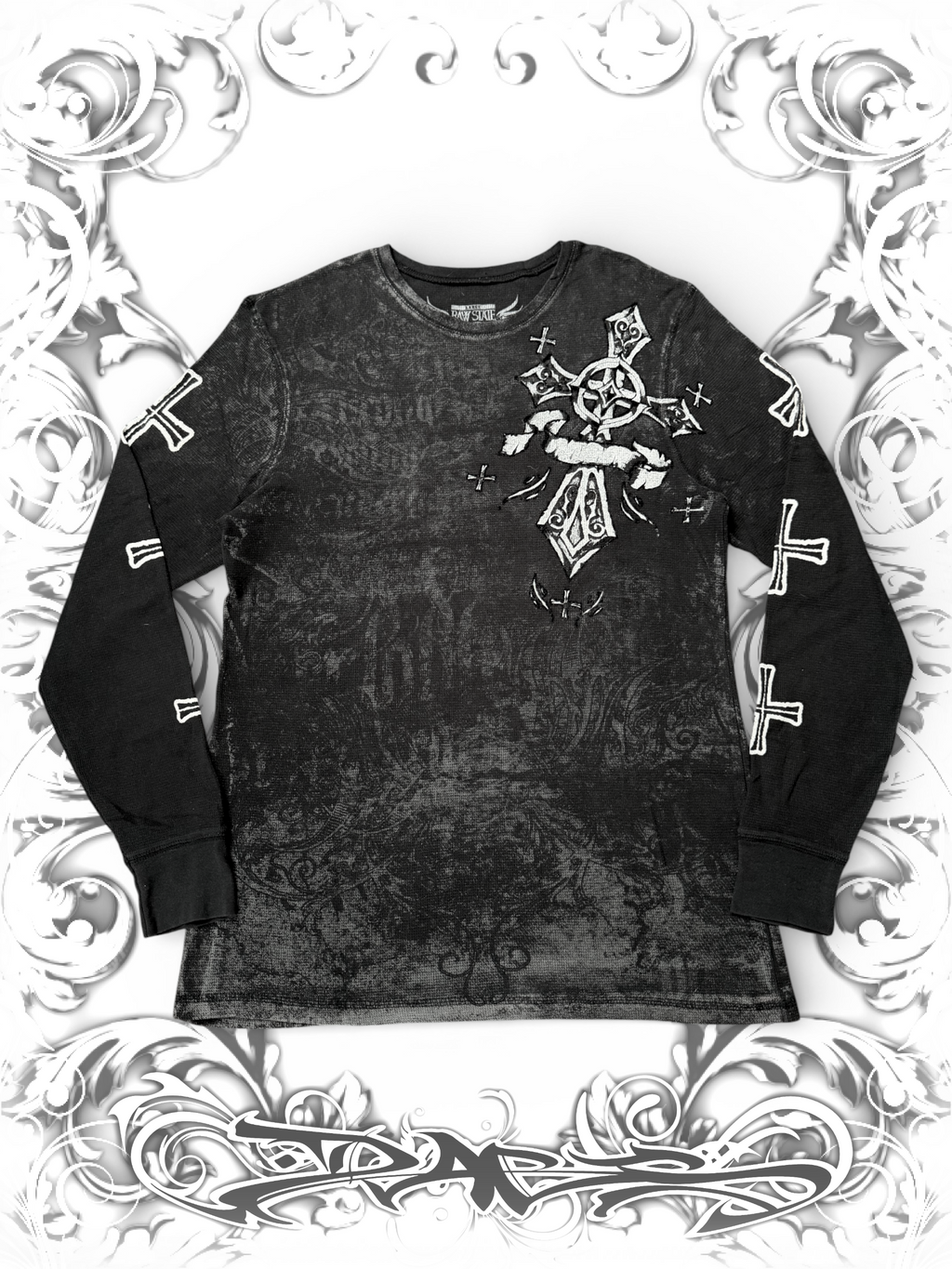 Raw State Royalty Grunge Longsleeve
