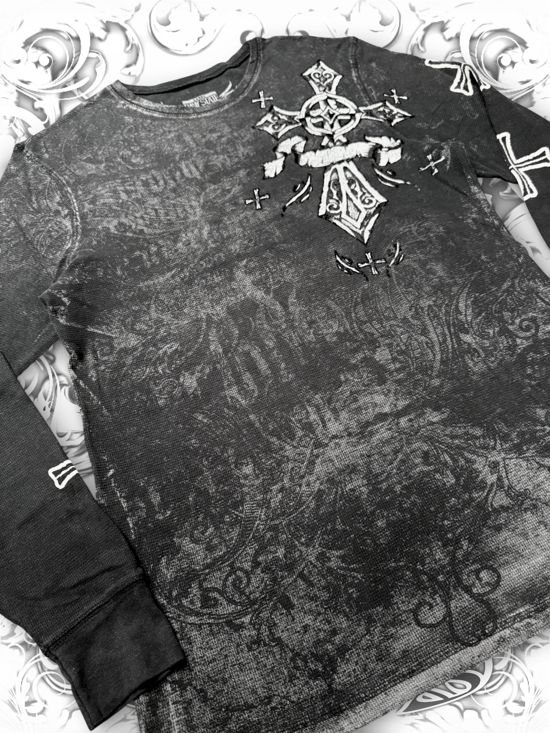 Raw State Royalty Grunge Longsleeve