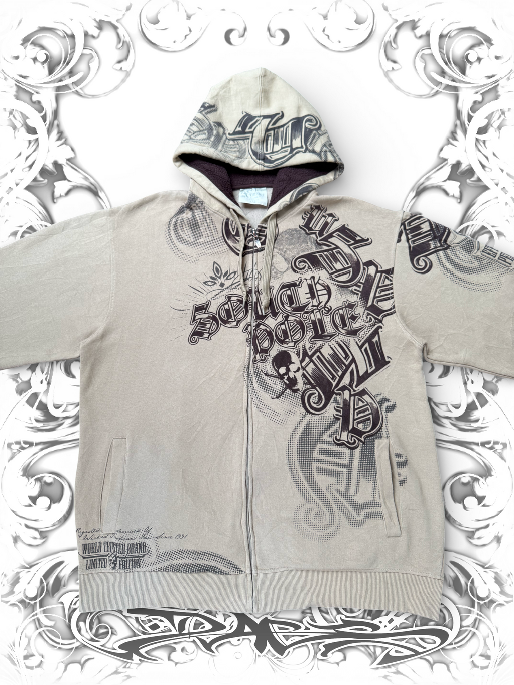 Southpole X-clusive Edition Crossbone Zip Hoodie