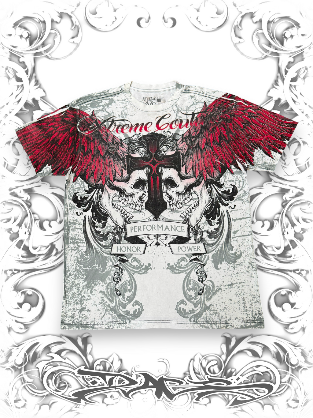 Rare Xtreme Couture Skull Shirt