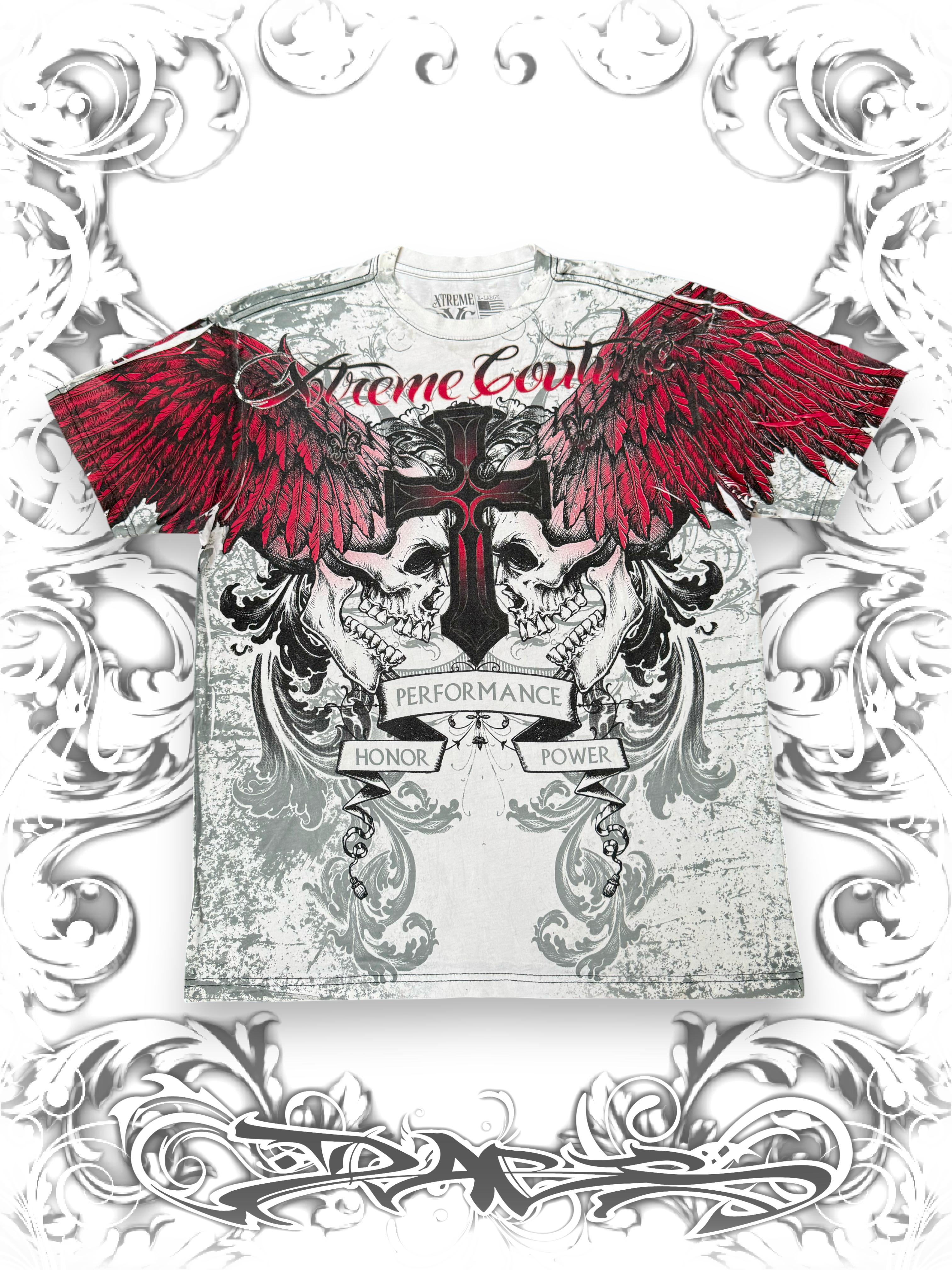 Rare Xtreme Couture Skull Shirt