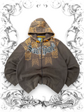 Brown Southpole Zip Hoodie