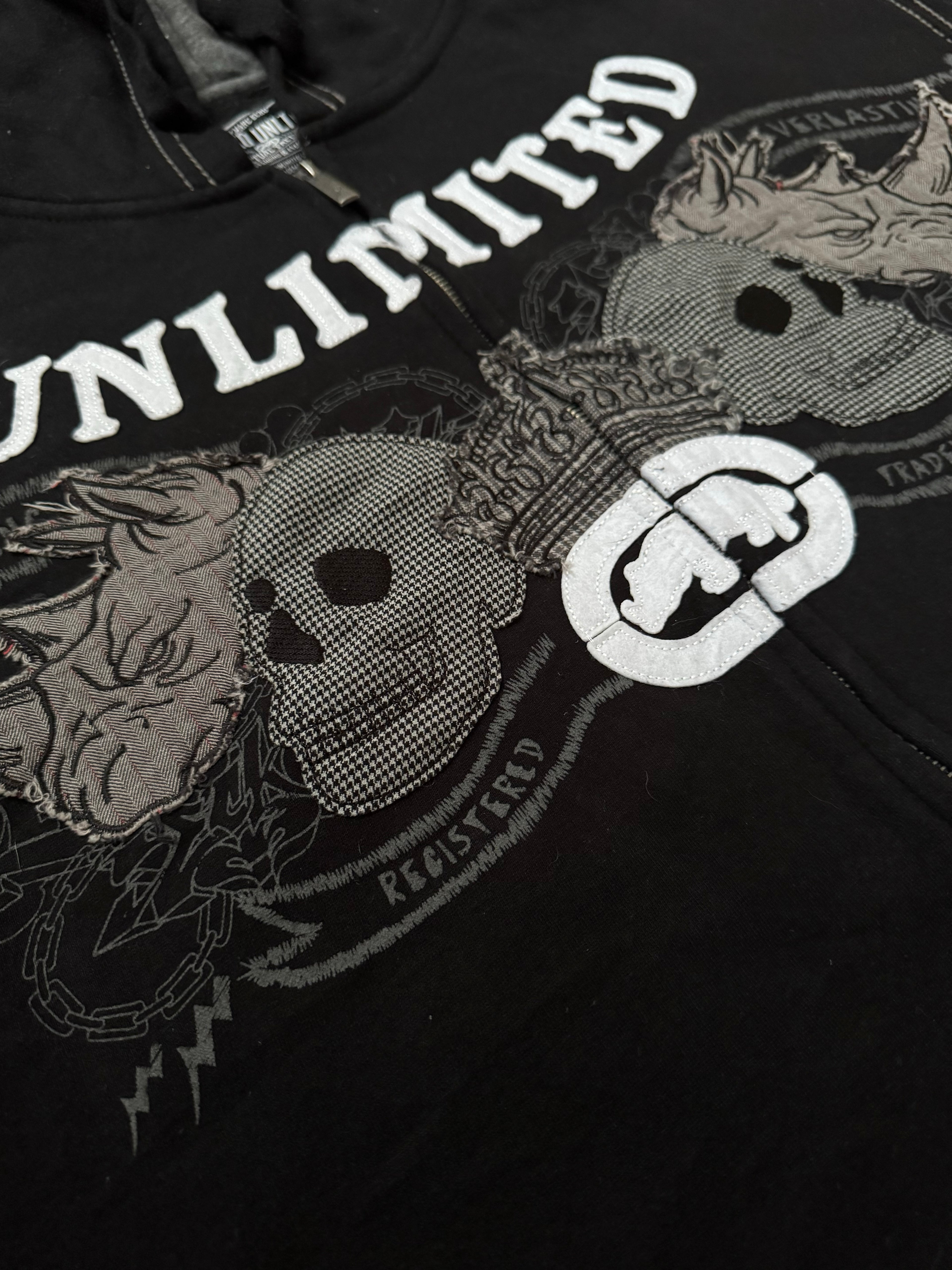 Ecko Unltd. Rhino Skull Zip Hoodie