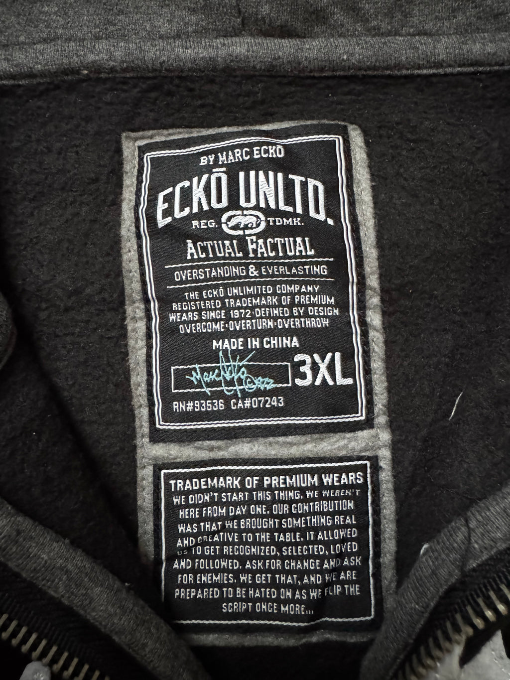 Ecko Unltd. Rhino Skull Zip Hoodie