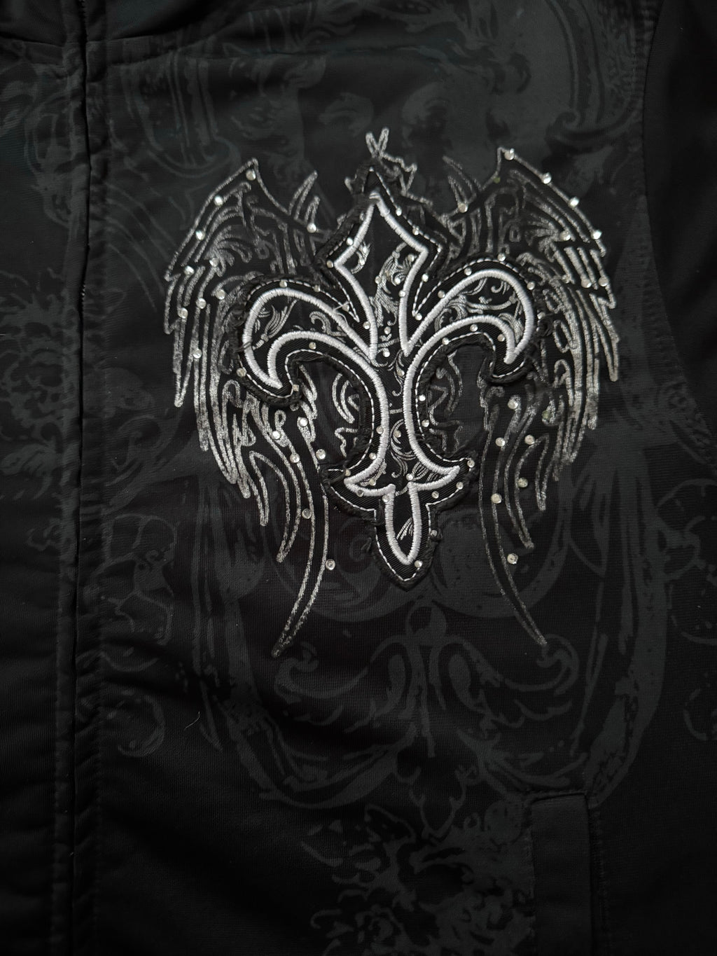 Urban Couture Jacket Embellished with Rhinestones