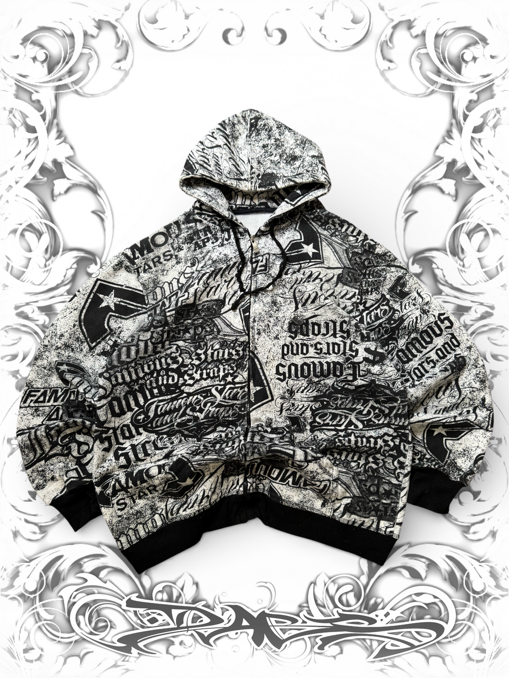 Famous Star Zip Hoodie