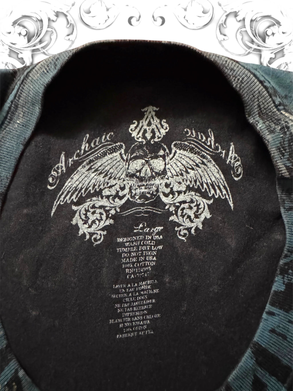 Archaic Grunge AOP Vintage T-Shirt