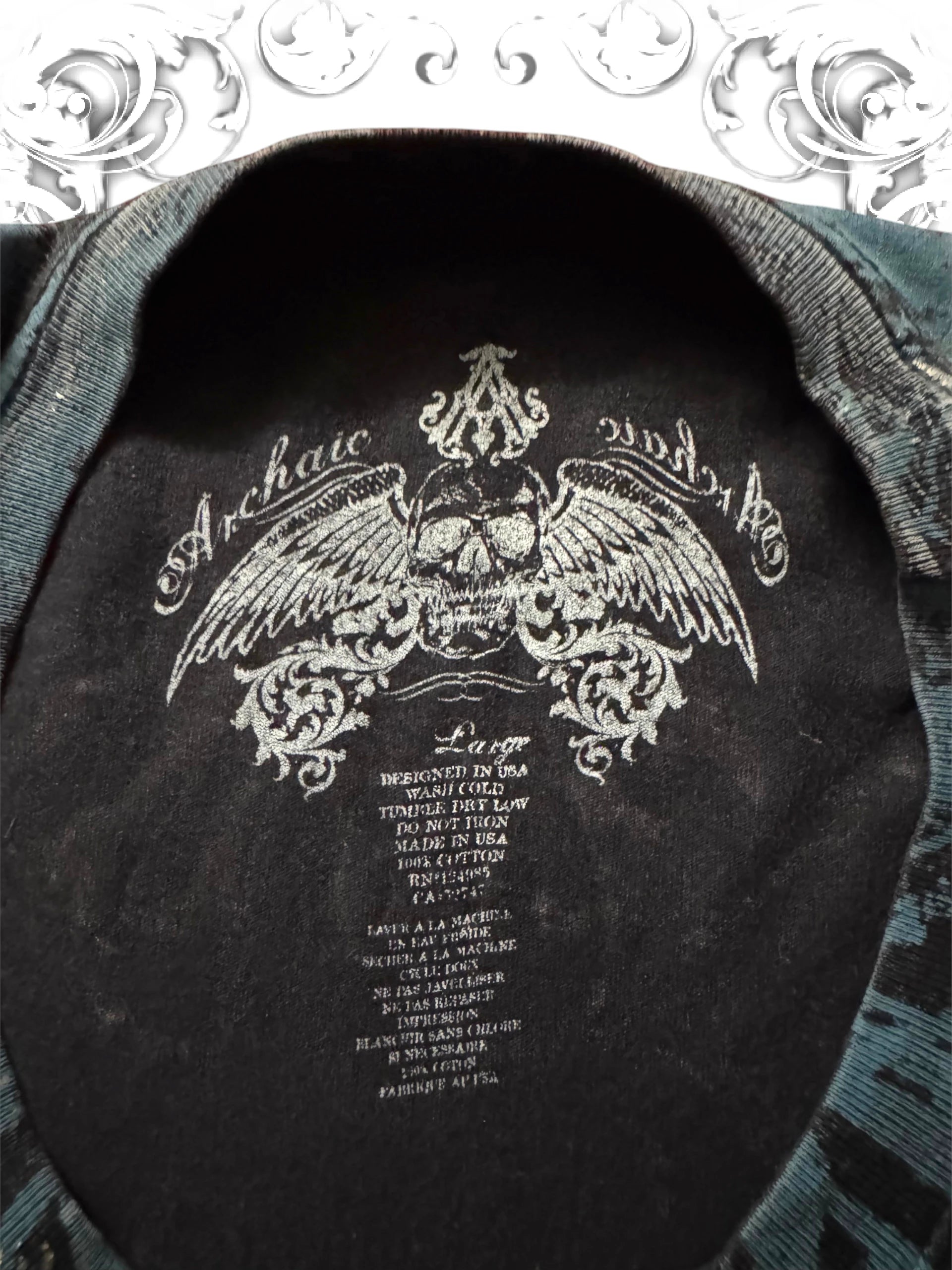 Archaic Grunge AOP Vintage T-Shirt