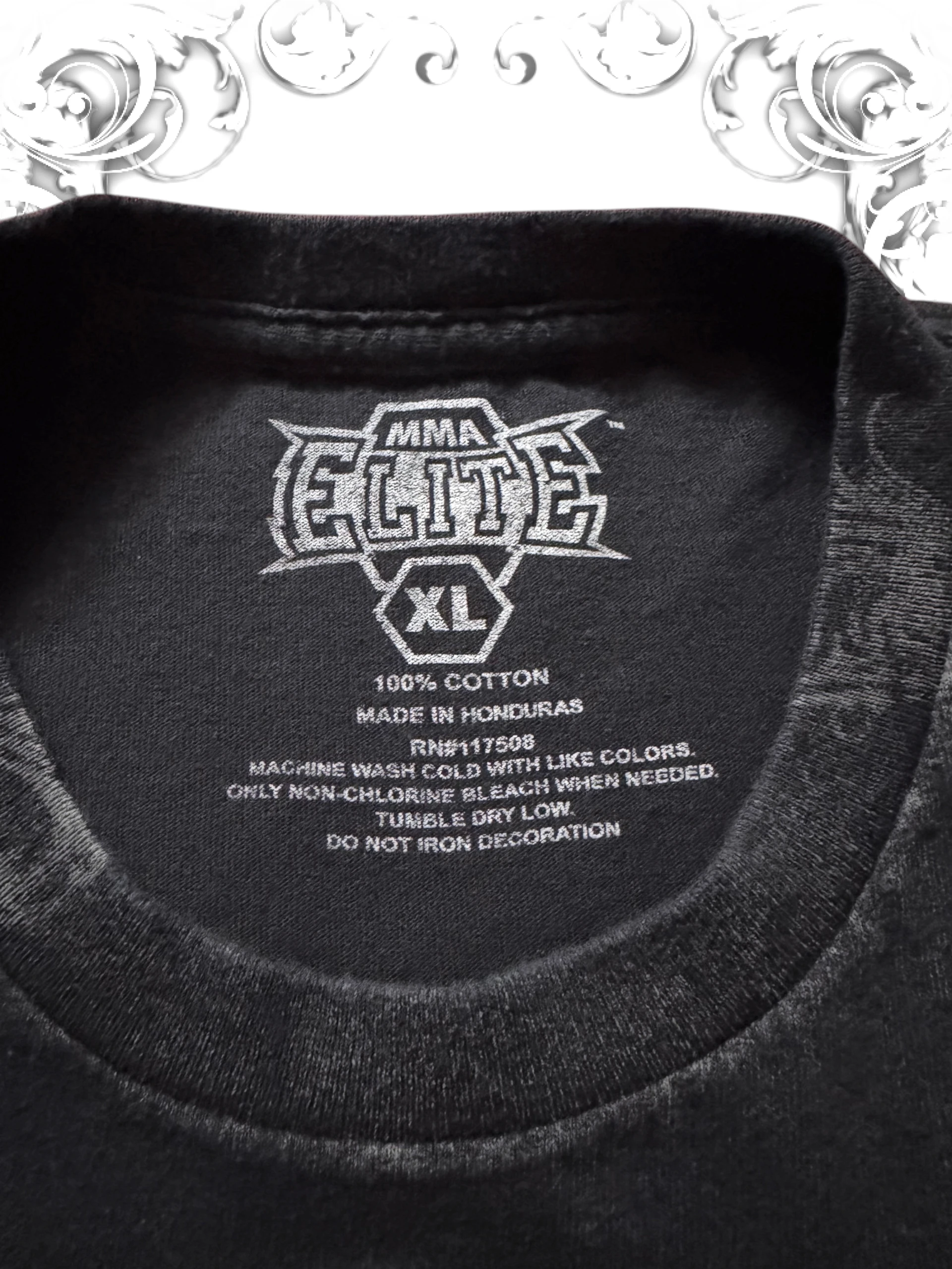 MMA Elite Embellished Cross 2000s T-Shirt