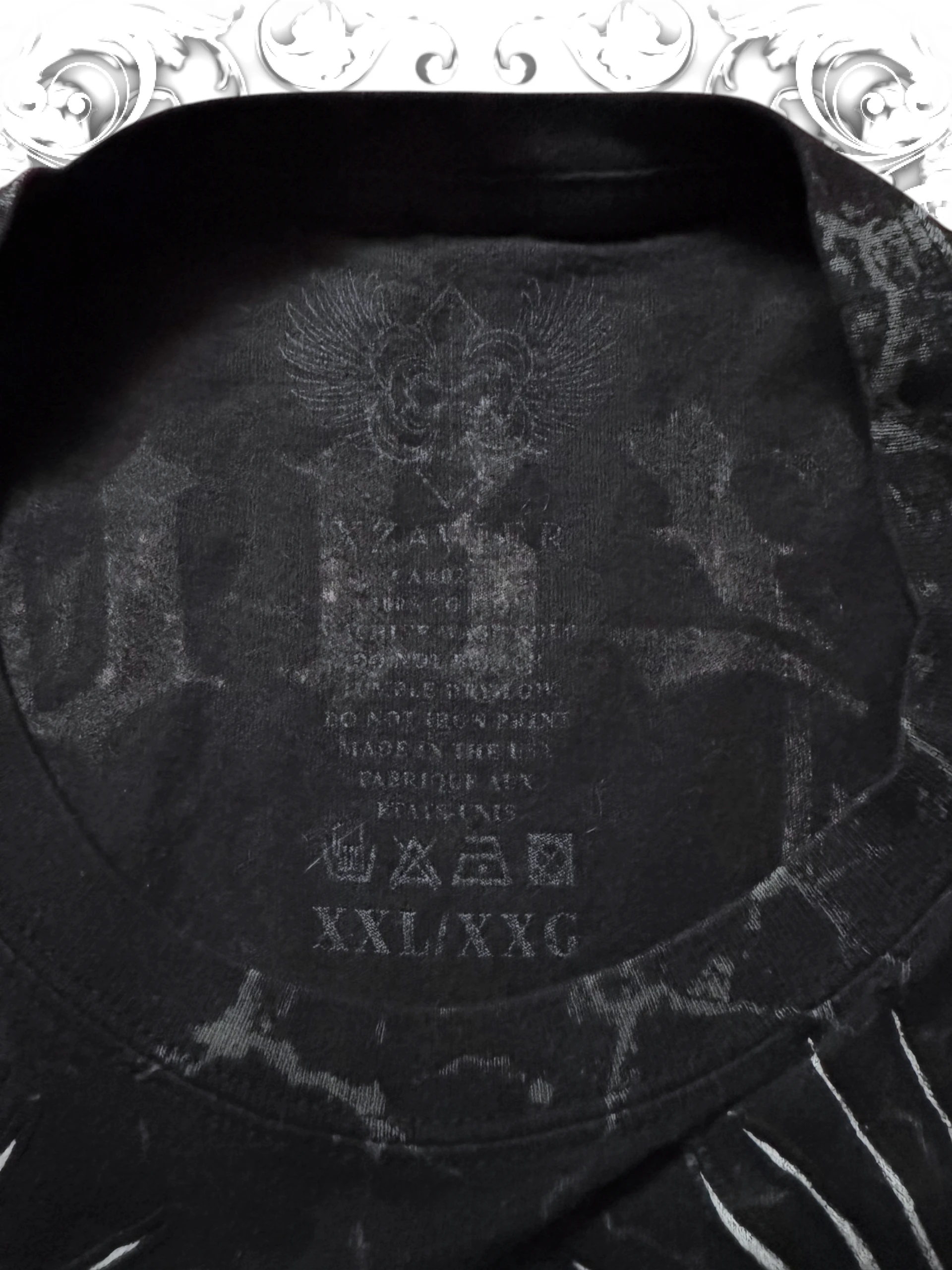 Xzavier Winged Skulls Grunge AOP T-Shirt
