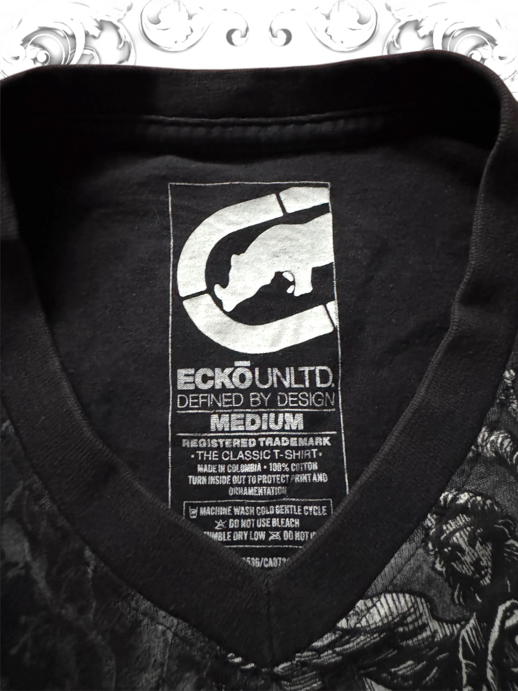 Ecko Unltd. Black Rhino Rider 2000s T-Shirt